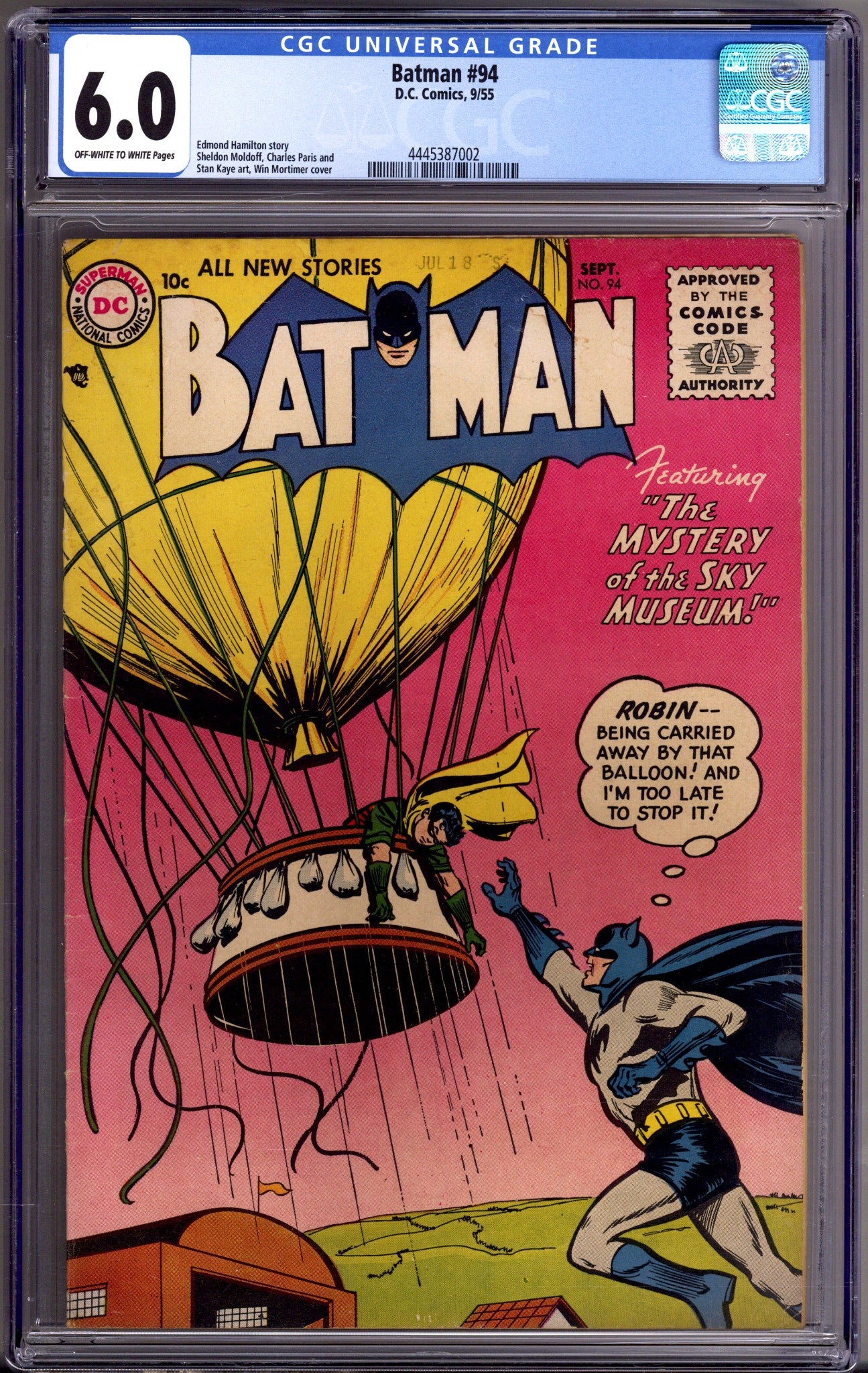 Batman Vol 1 94 CGC 6.0 (FN) (1955) 