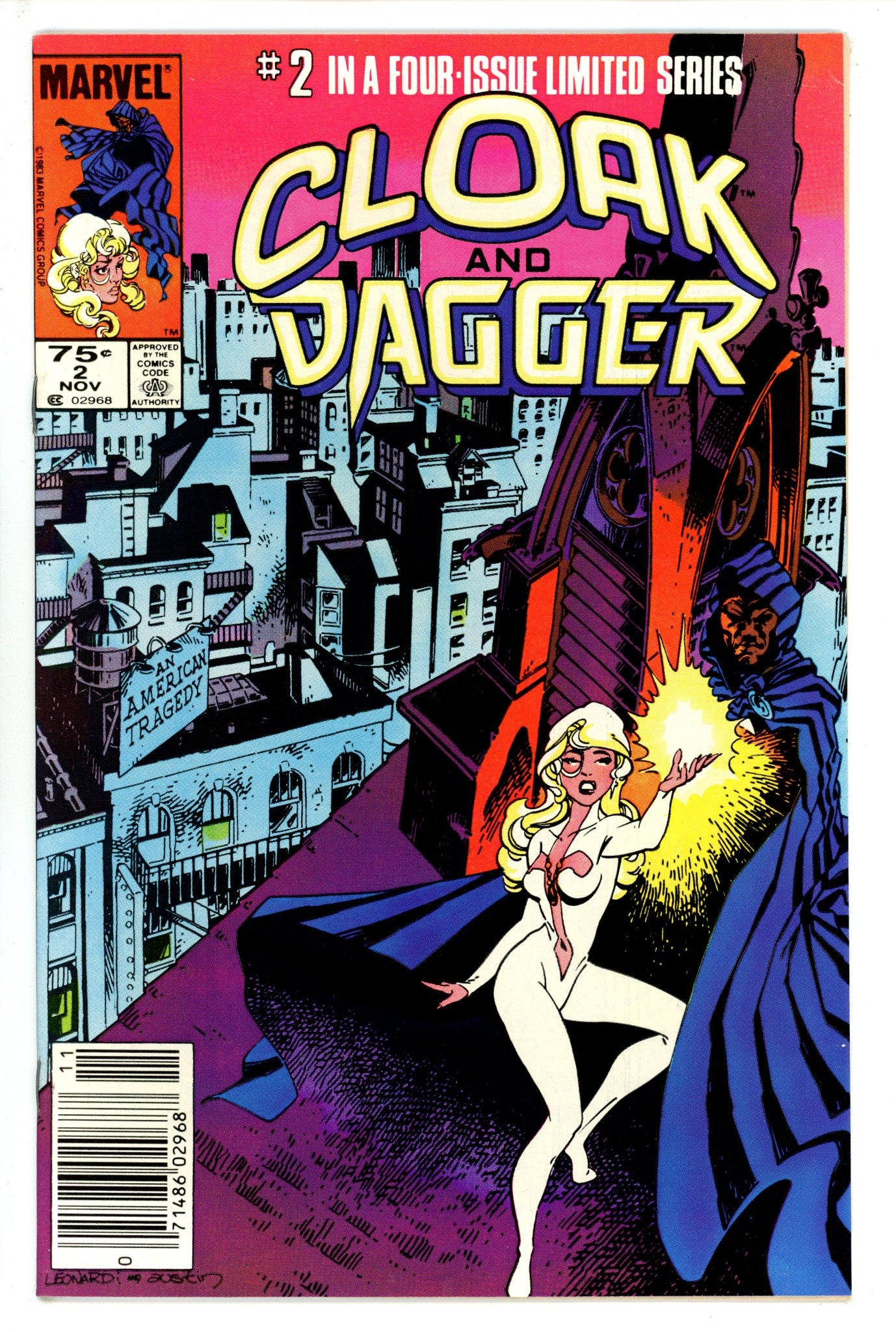Cloak and Dagger Vol 1 2 Canadian Variant VF/NM (1983)