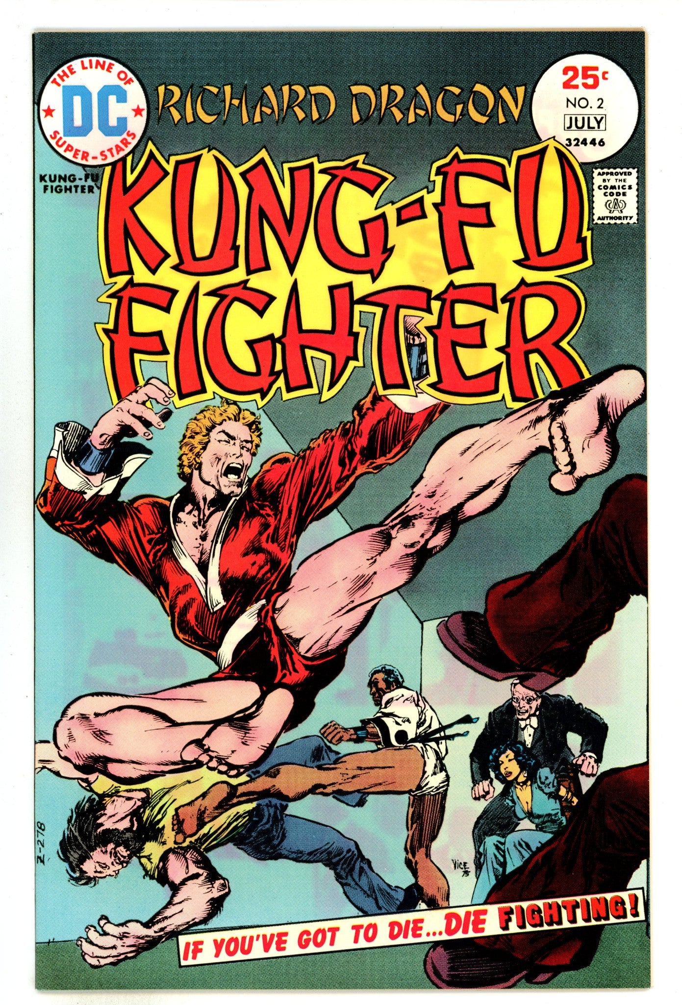 Richard Dragon, Kung-Fu Fighter 2 NM- (9.2) (1975) 
