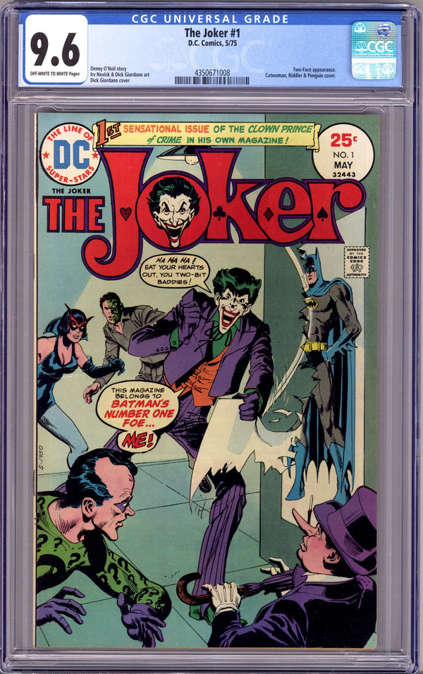 The Joker Vol 1 1 CGC 9.6 (NM+) (1975)