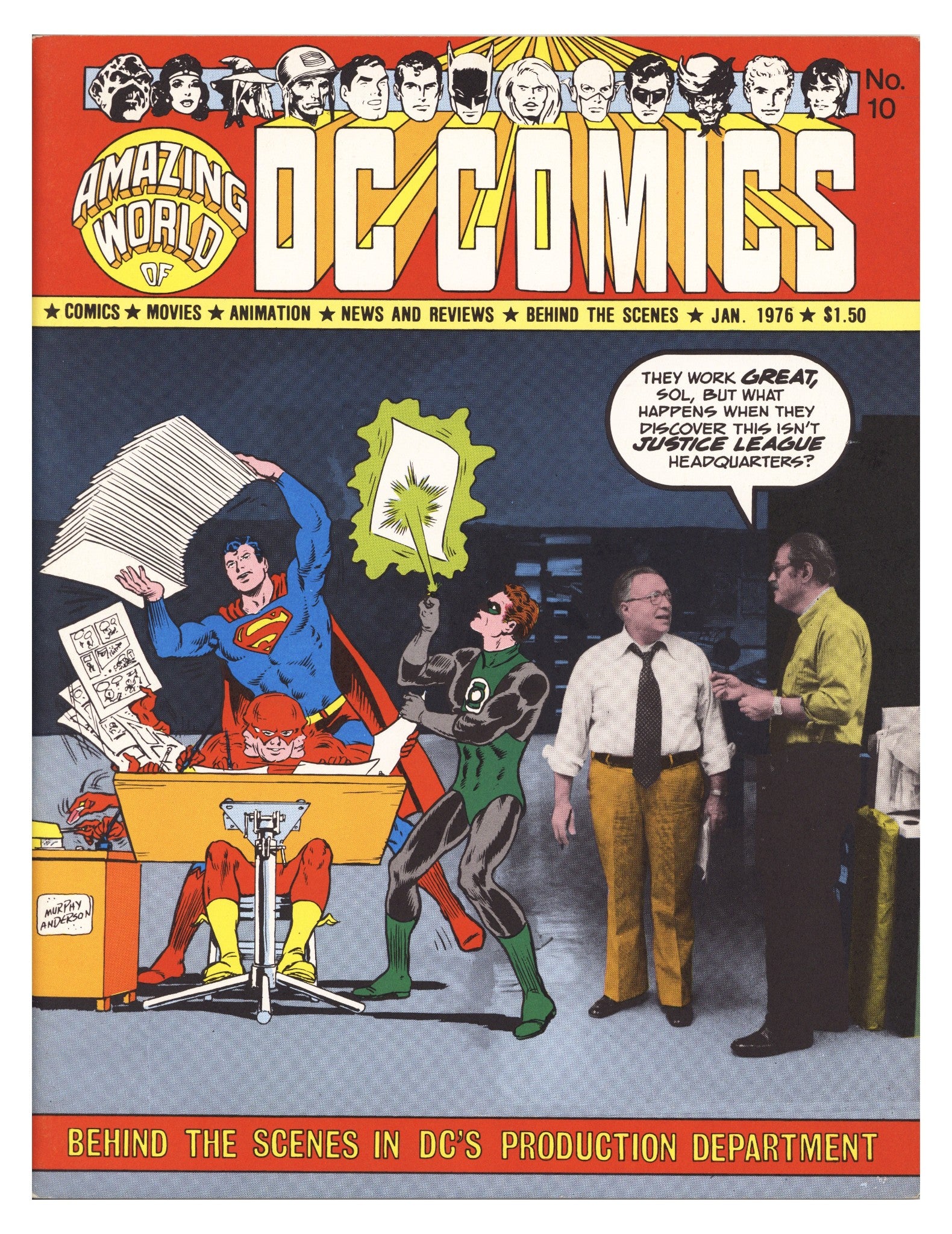 The Amazing World of DC Comics 10 VF+ (8.5) (1976) 