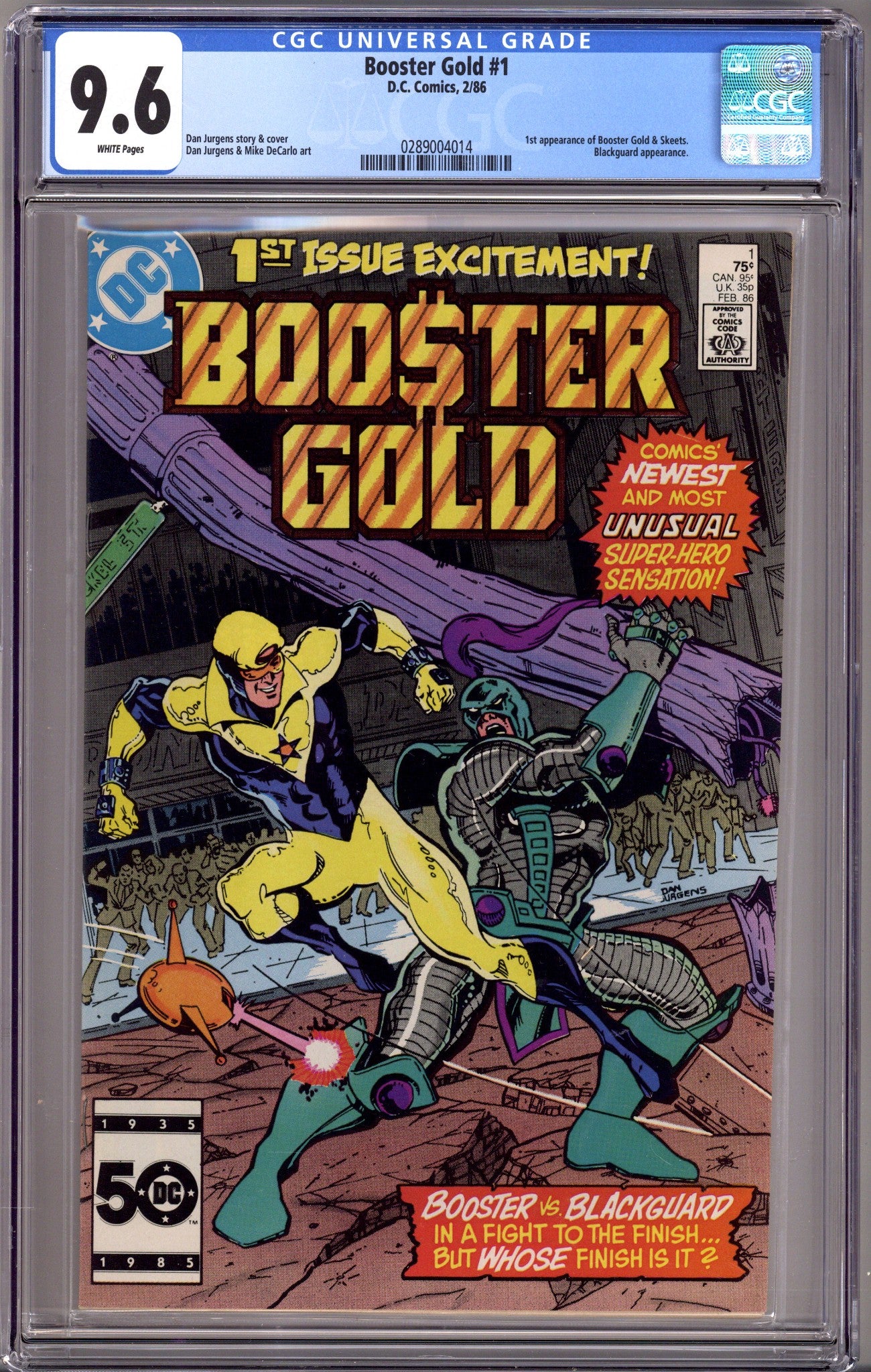 Booster Gold Vol 1 1 CGC 9.6 (NM+) (1986) 