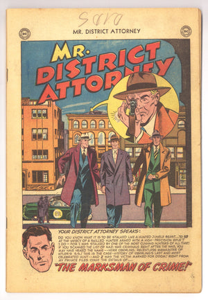 Mr. District Attorney 22 PR (0.5) Coverless (1951)
