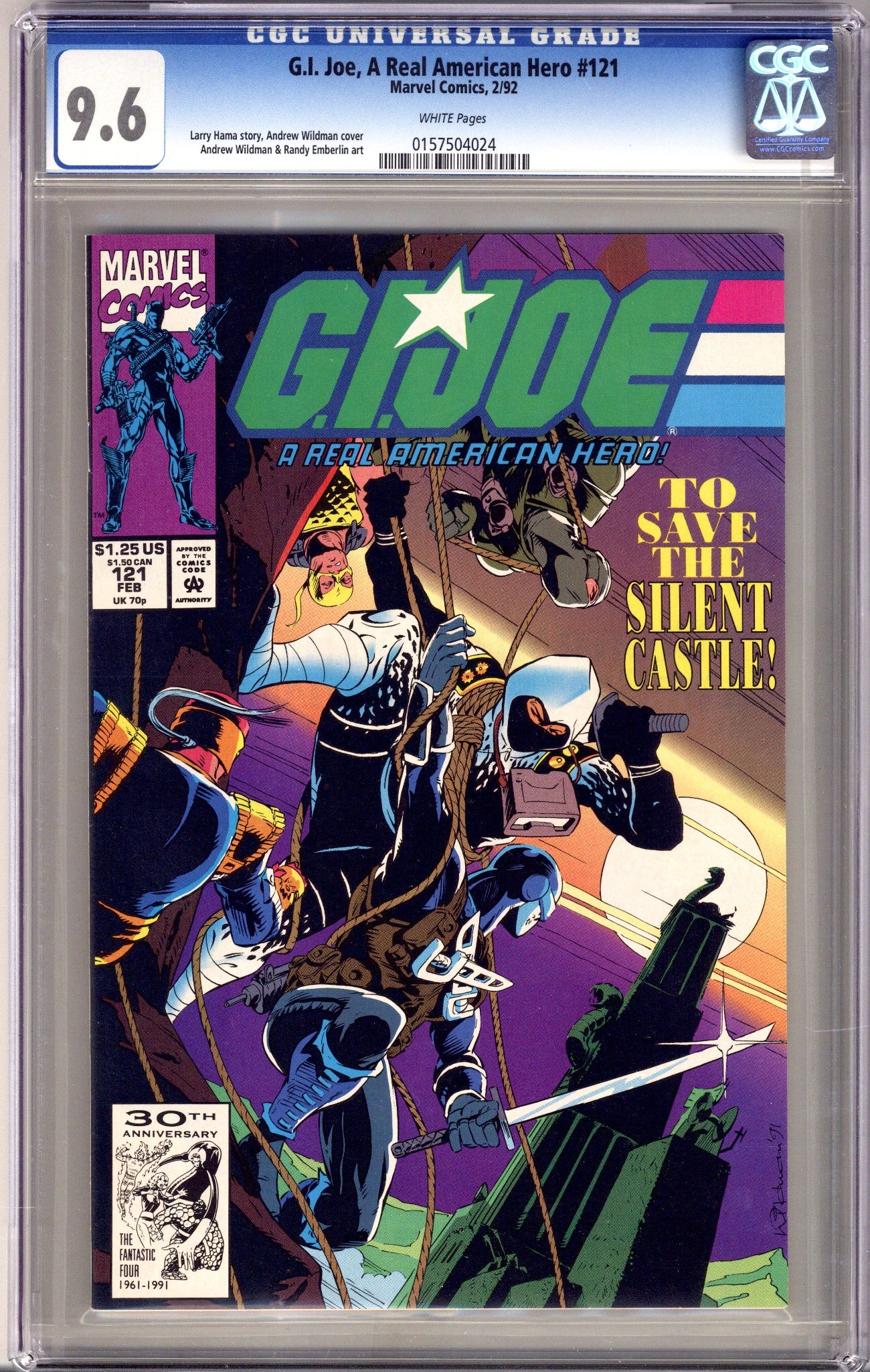 G.I. Joe, A Real American Hero 121 CGC 9.6 (NM+) (1992) 
