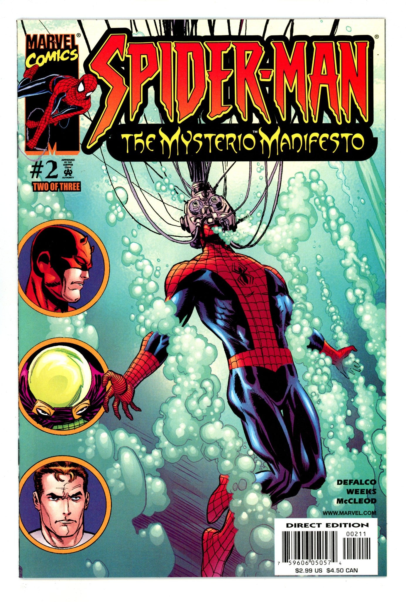 Spider-Man and Mysterio [Spider-Man: The Mysterio Manifesto] 2 High Grade (2001) 
