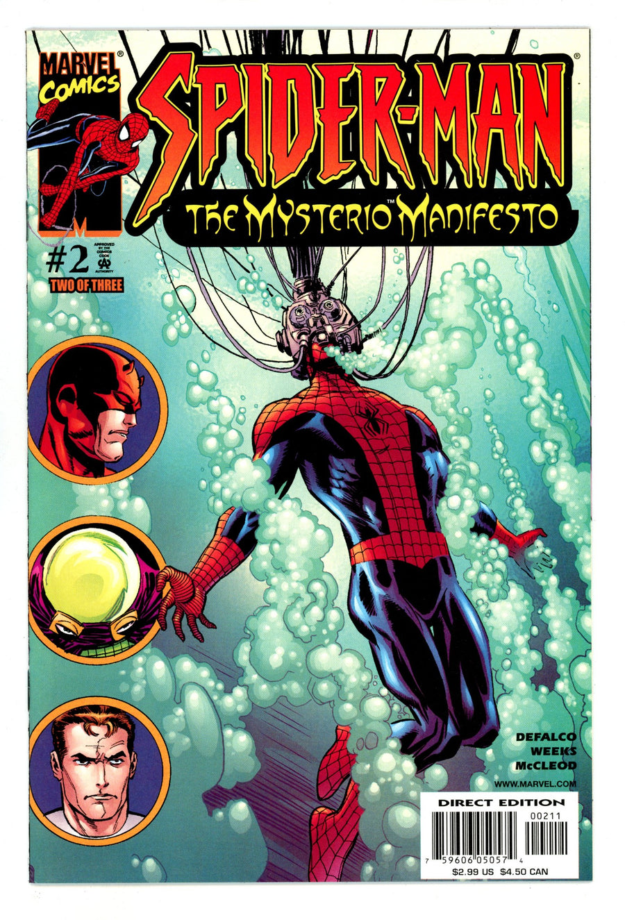 Spider-Man and Mysterio [Spider-Man: The Mysterio Manifesto] 2 High Grade (2001) 