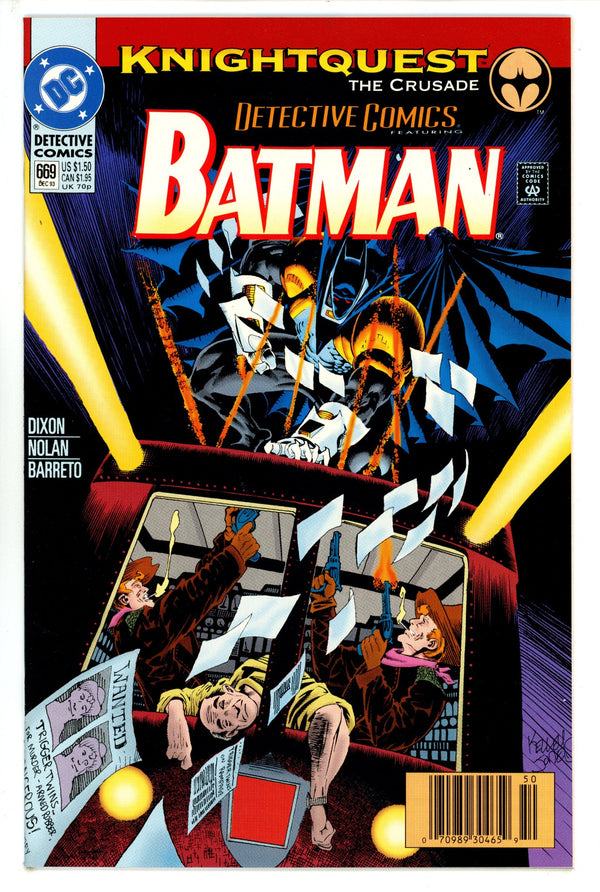 Detective Comics Vol 1 669 Newsstand VF+ (1993)