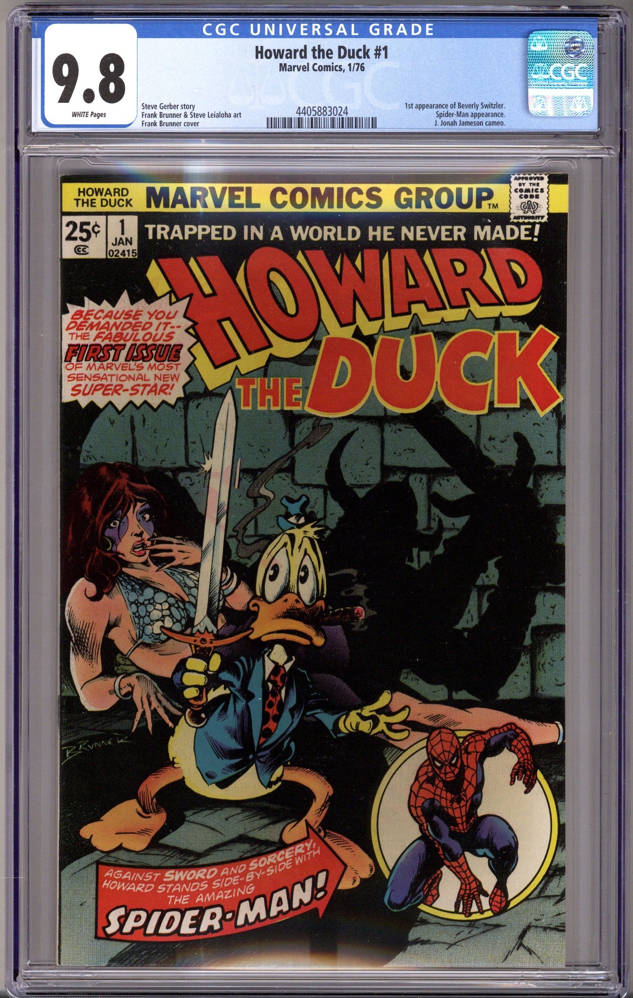 Howard the Duck Vol 1 1 CGC 9.8 (NM/M) (1976) 