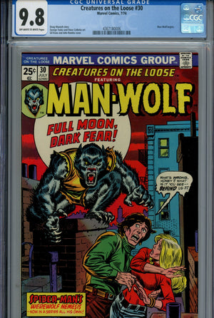 Creatures on the Loose 30 CGC 9.8 (NM/M) (1974) 