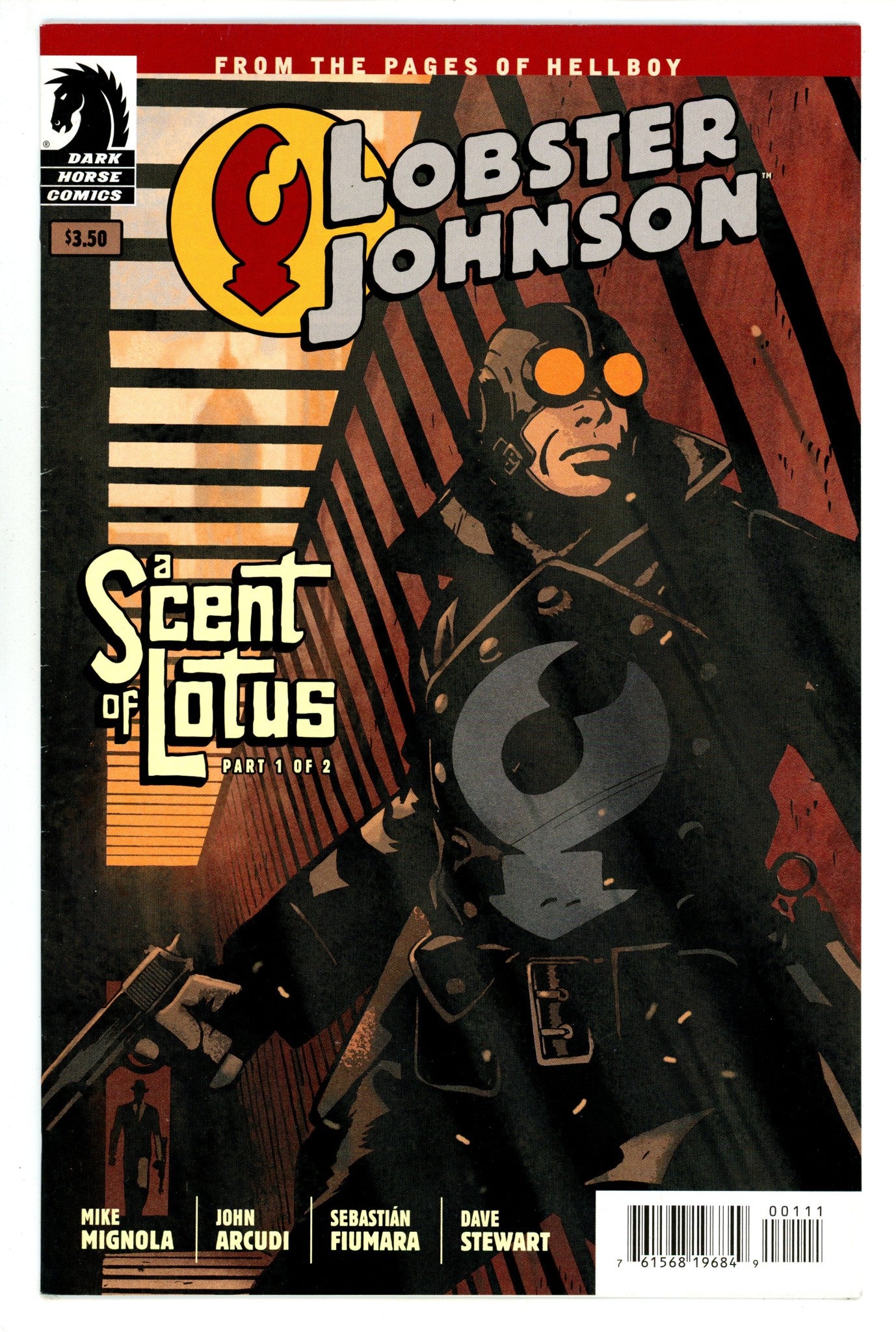 Lobster Johnson: A Scent of Lotus 1 Mid Grade (2013) 