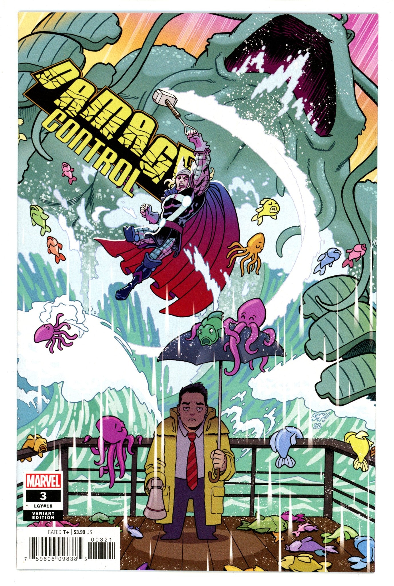 Damage Control Vol 4 3 (18) High Grade (2022) Fleecs Variant 