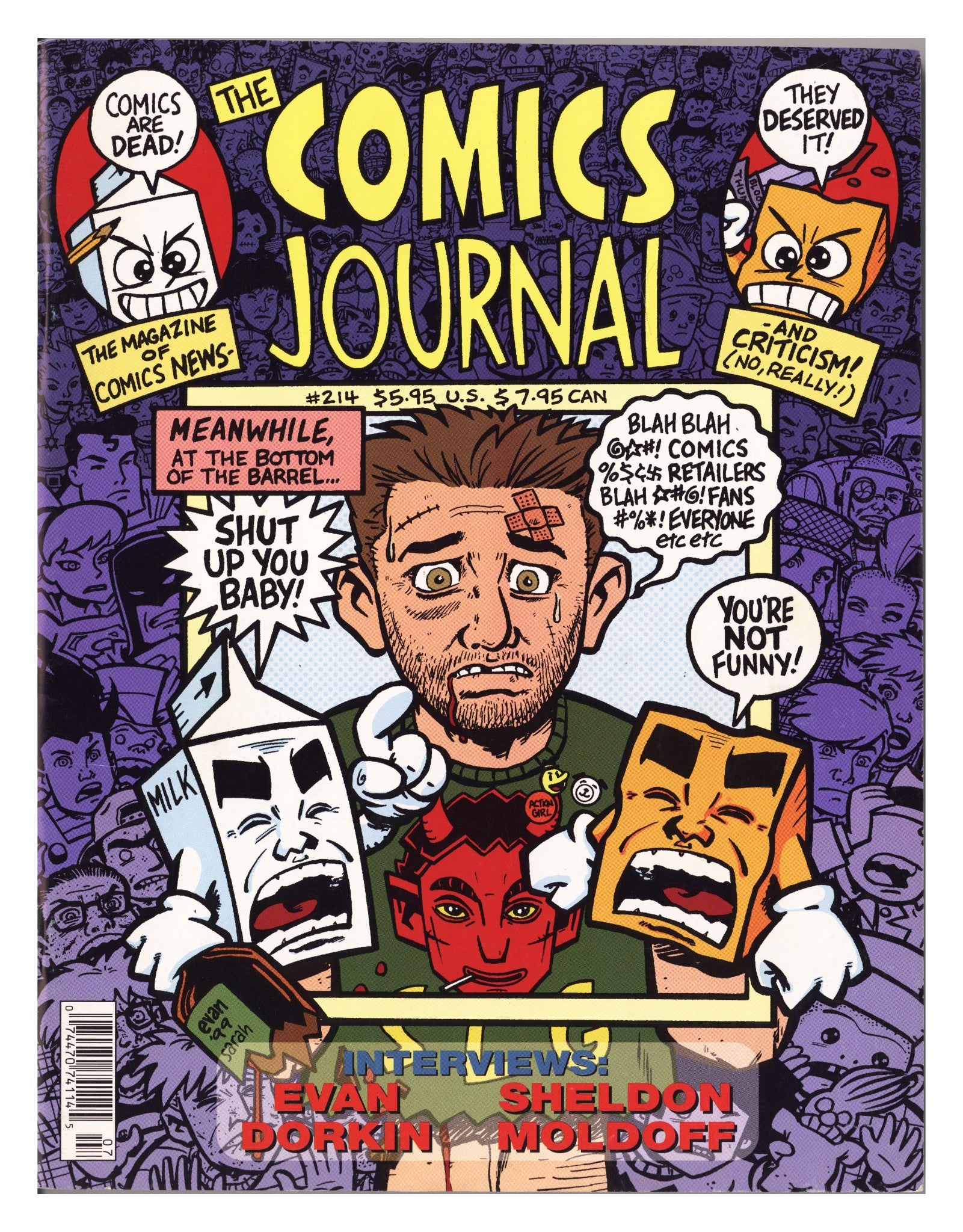The Comics Journal 214 Mid Grade (1999) 