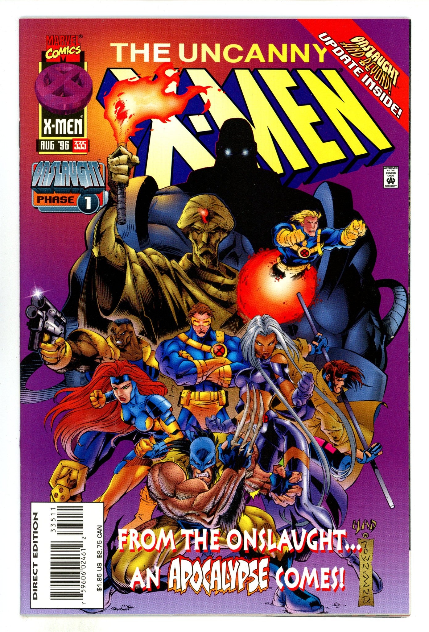The Uncanny X-Men Vol 1 335 High Grade (1996) 