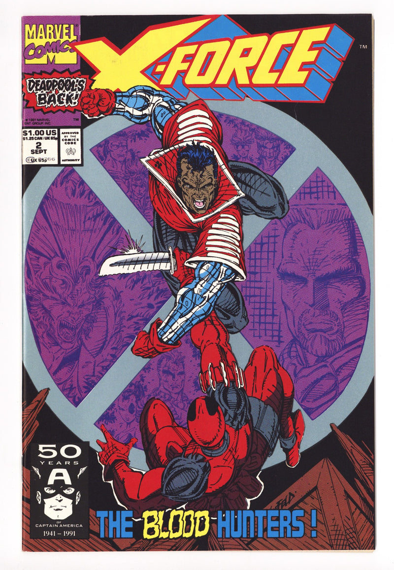 X-Force Vol 1 2  High Grade   (1991)        