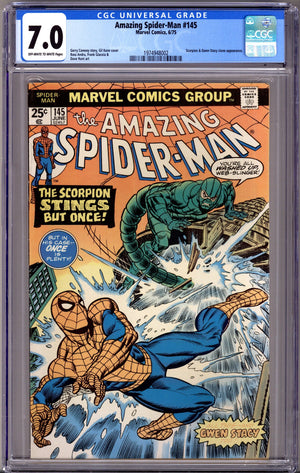 The Amazing Spider-Man Vol 1 145 CGC 7.0 (FN/VF) (1975)