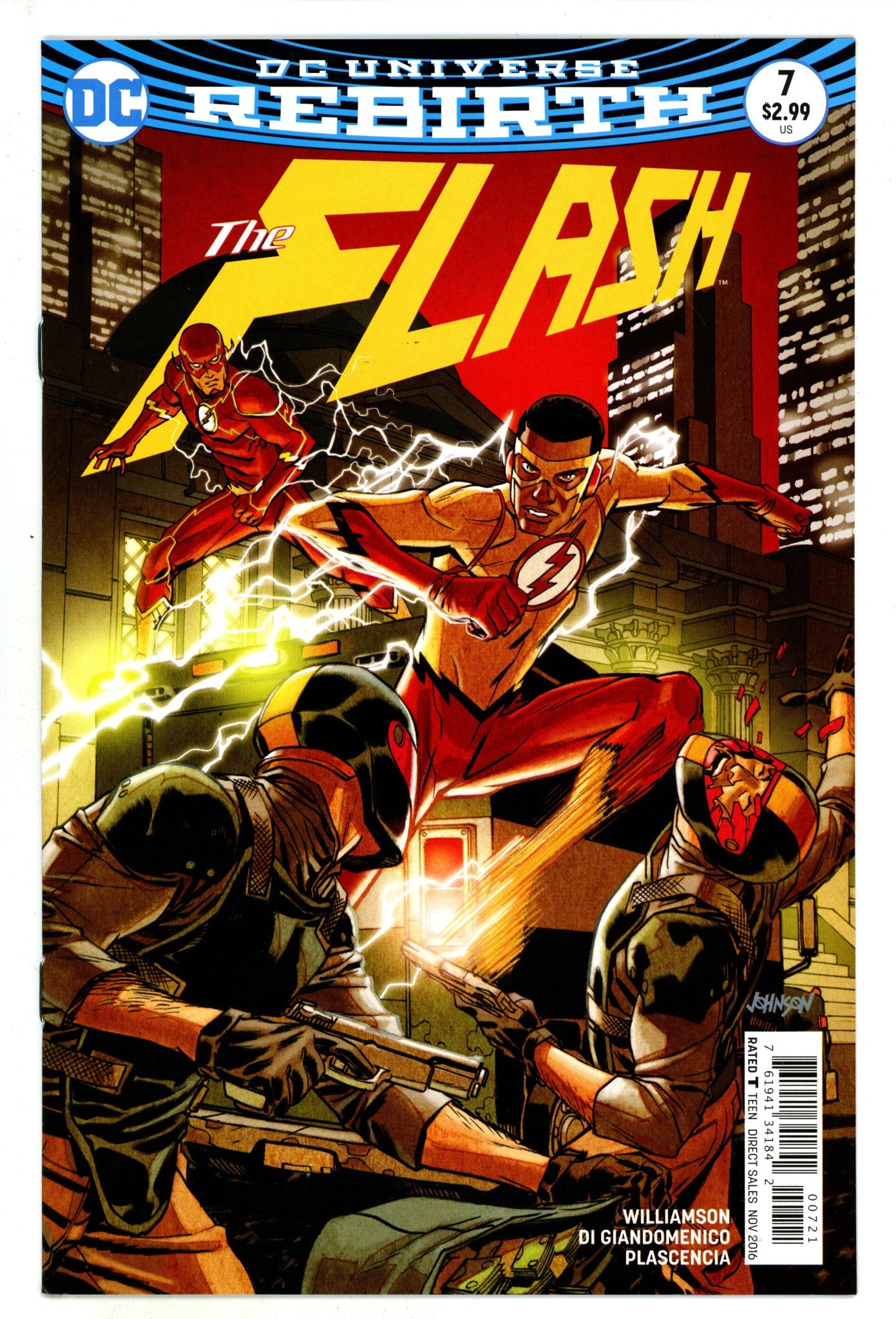 The Flash Vol 5 7 High Grade (2016) Johnson Variant 