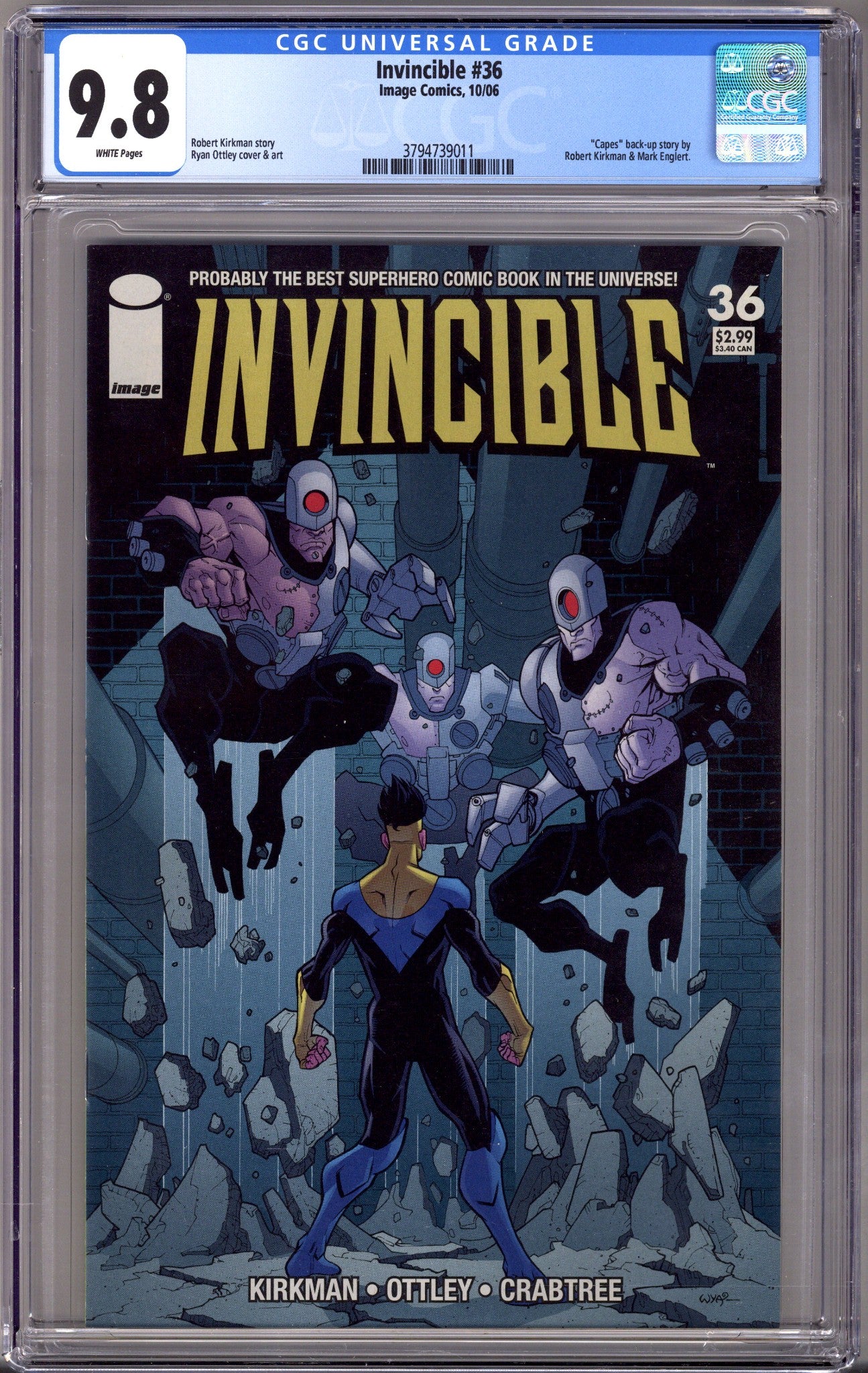 Invincible   36 CGC 9.8 (NM/M)   (2006)        