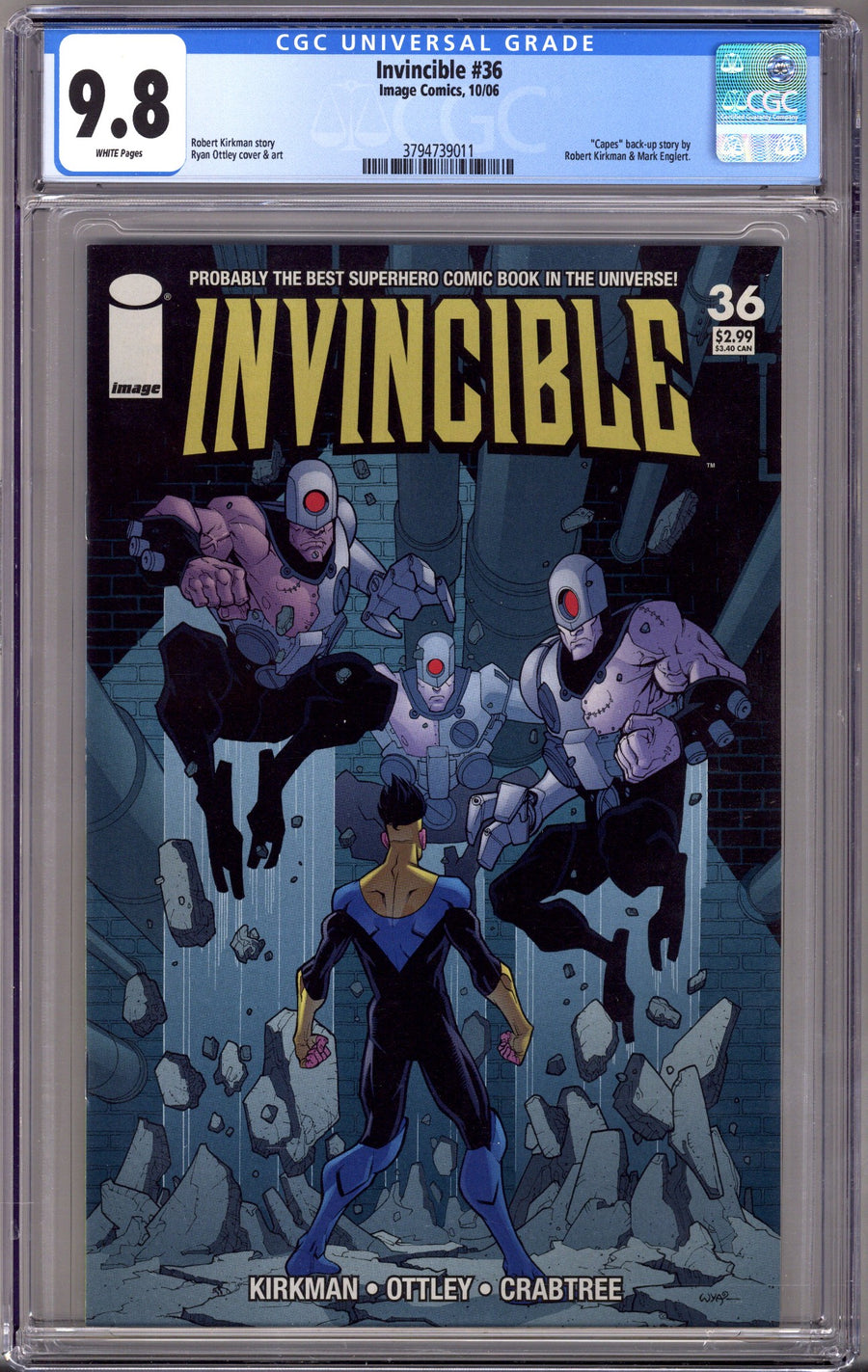 Invincible   36 CGC 9.8 (NM/M)   (2006)        