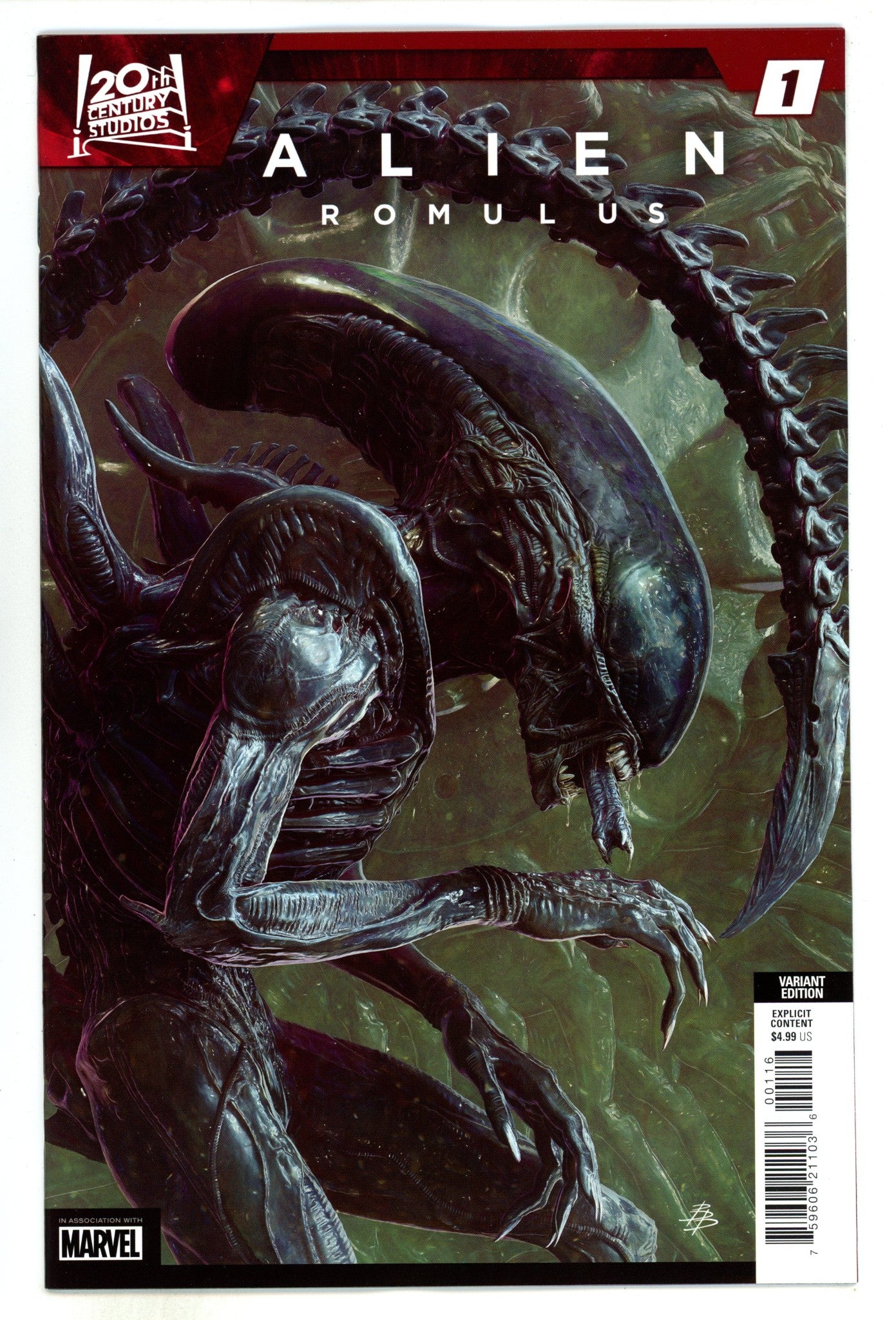 Alien: Romulus Annual 1 Barends Incentive Variant VF/NM (2024)