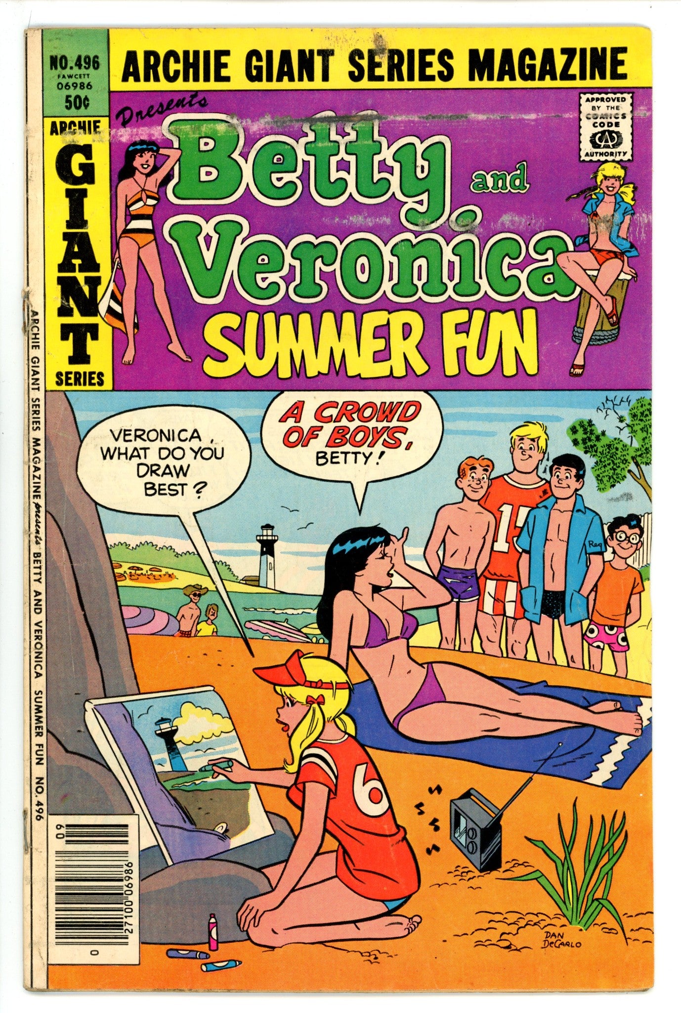Archie Giant Series Magazine 496 GD/VG (1980)