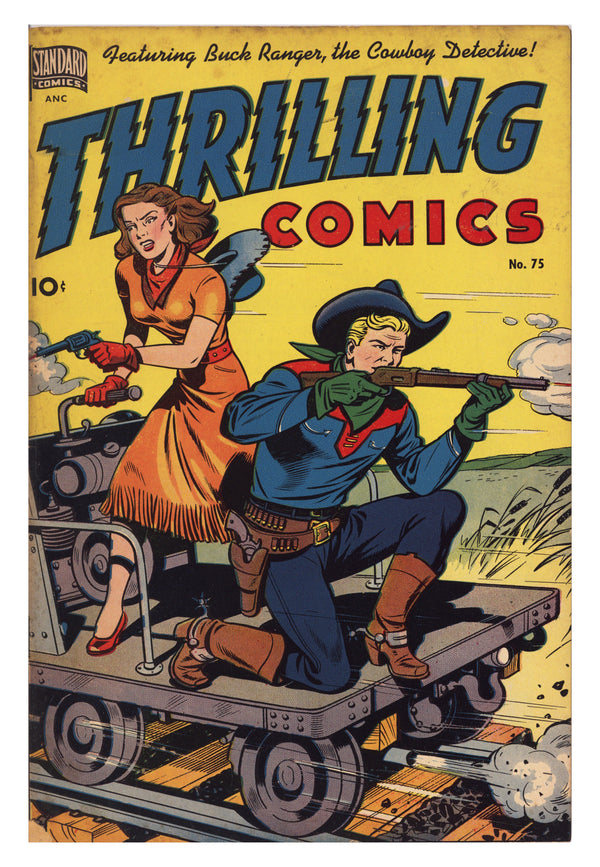 Thrilling Comics 75 GD (2.0) Spine Split (1950)