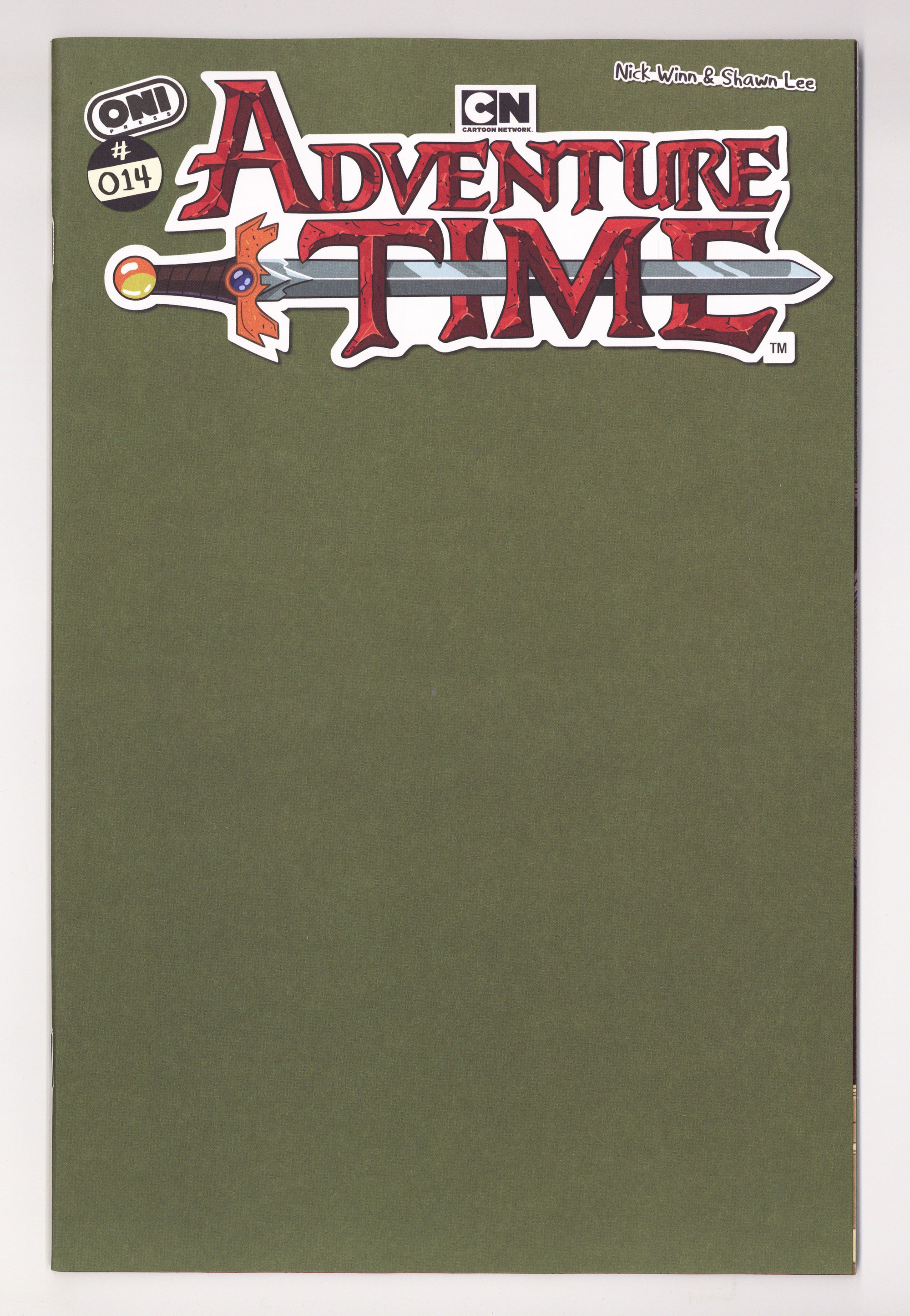 Adventure Time 14 Blank Variant (2026)