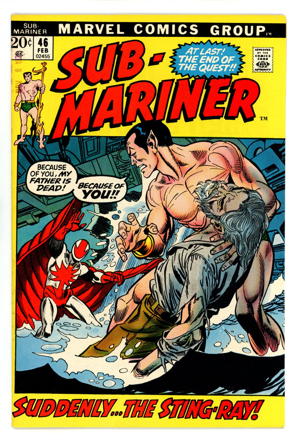 Sub-Mariner Vol 1 46 VF (8.0) (1972)