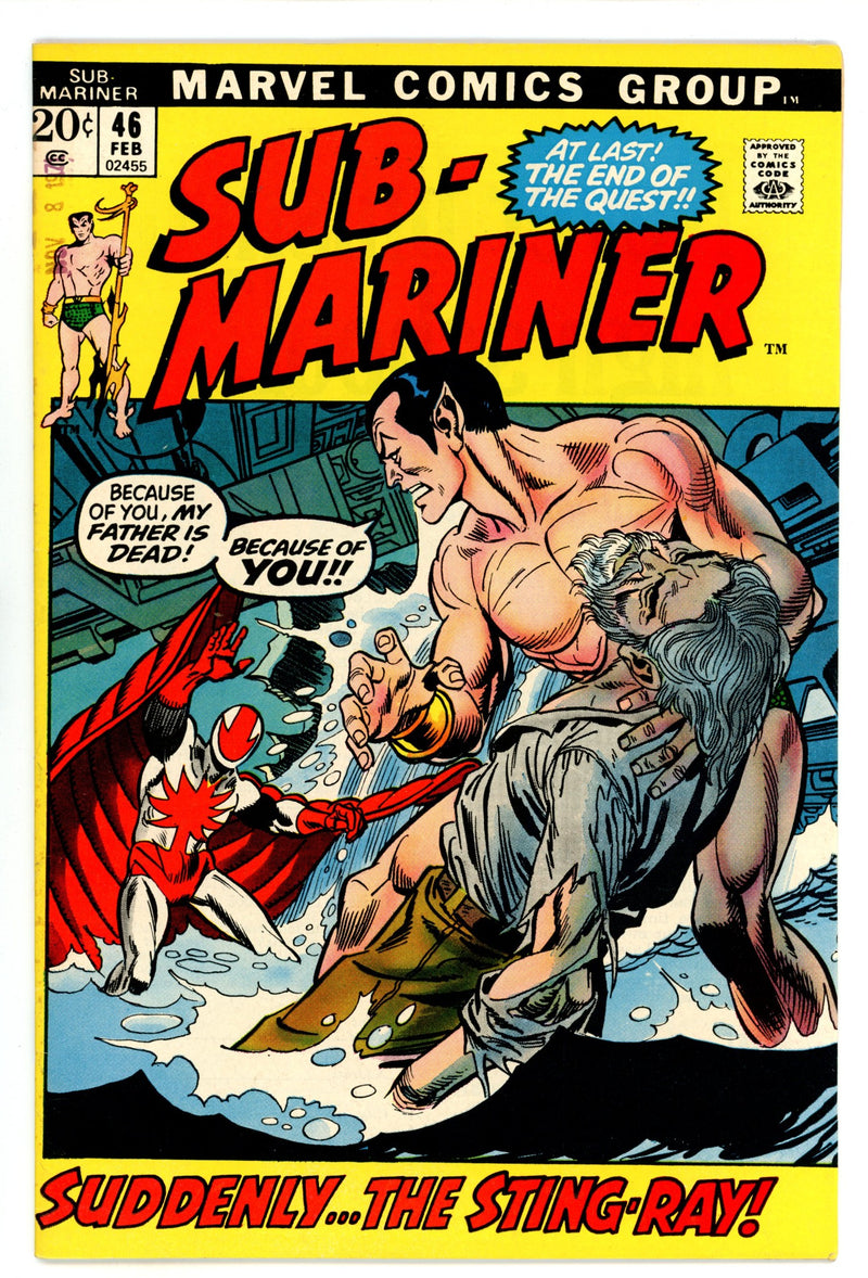 Sub-Mariner Vol 1 46 VF (8.0) (1972) 