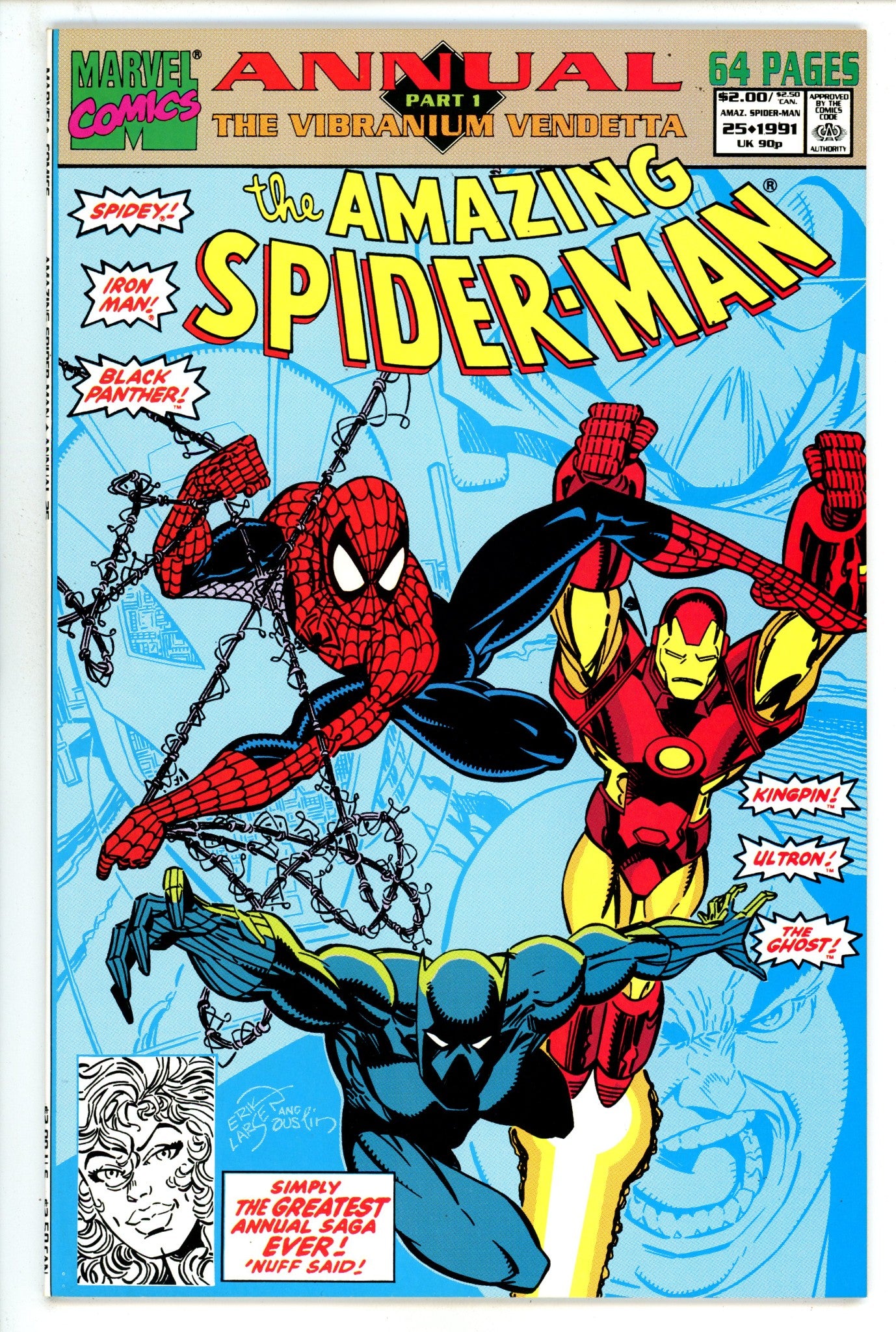 The Amazing Spider-Man Annual Vol 1 25 VF/NM (9.0) (1991) 