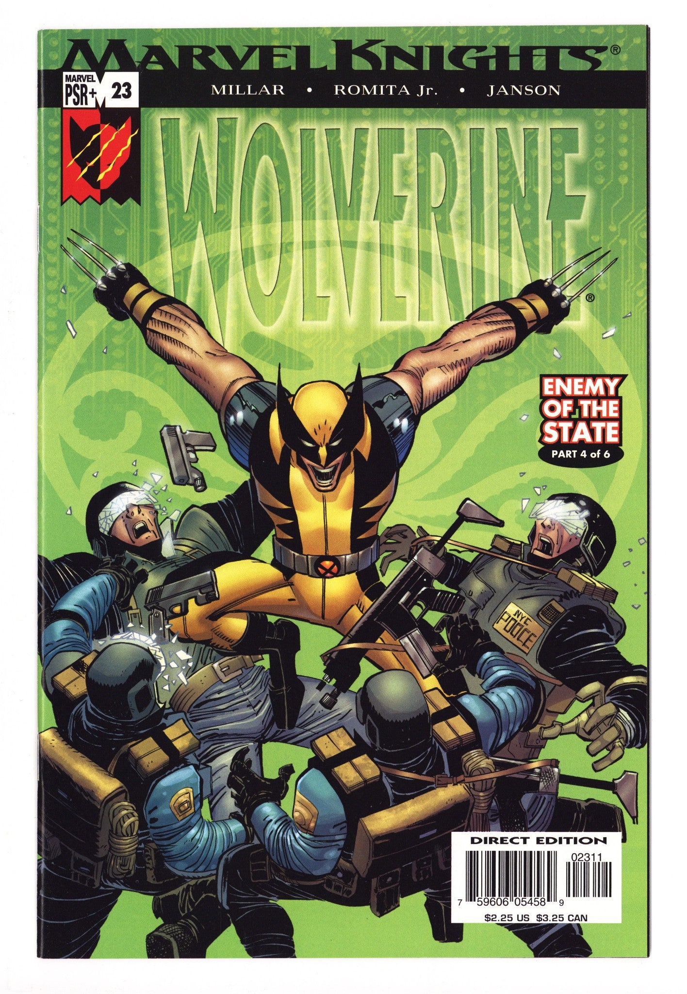 Wolverine Vol 3 23 High Grade (2005) 