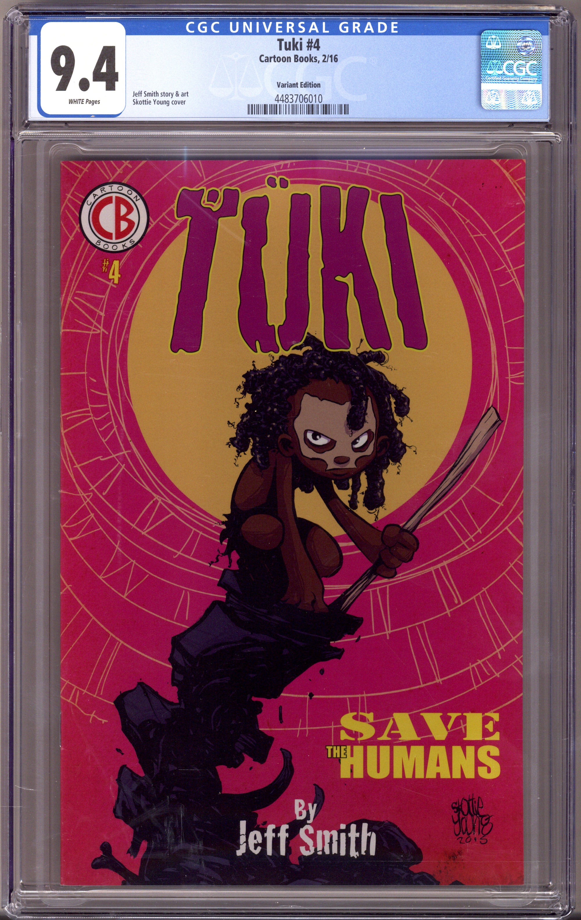 Tuki   4 CGC 9.4 (NM)   (2016) Young     Variant  