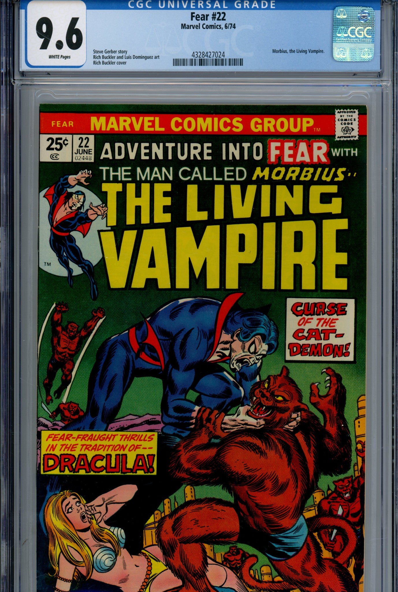 Fear 22 CGC 9.6 (1974)