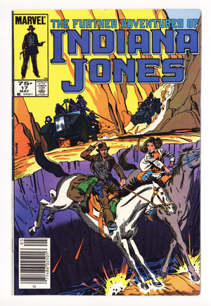 The Further Adventures of Indiana Jones 17 Mid Grade (1984) Canadian Price Variant