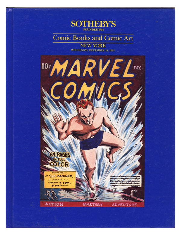 Sotheby's Comic Books and Comic Art Auction Catalog  HC     Low Grade   (1991)