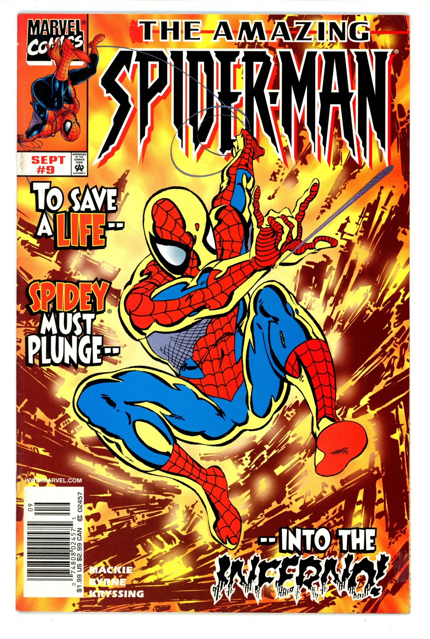 The Amazing Spider-Man Vol 2 9 FN+ (6.5) (1999) Newsstand 