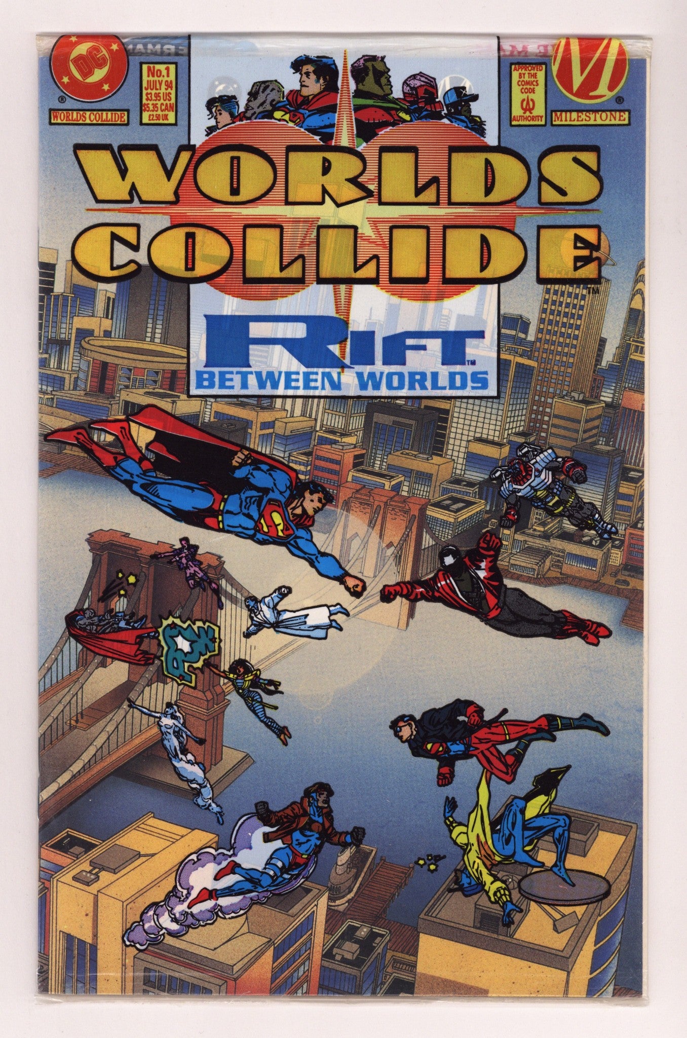 Worlds Collide 1 High Grade (1994) Edition Variant 