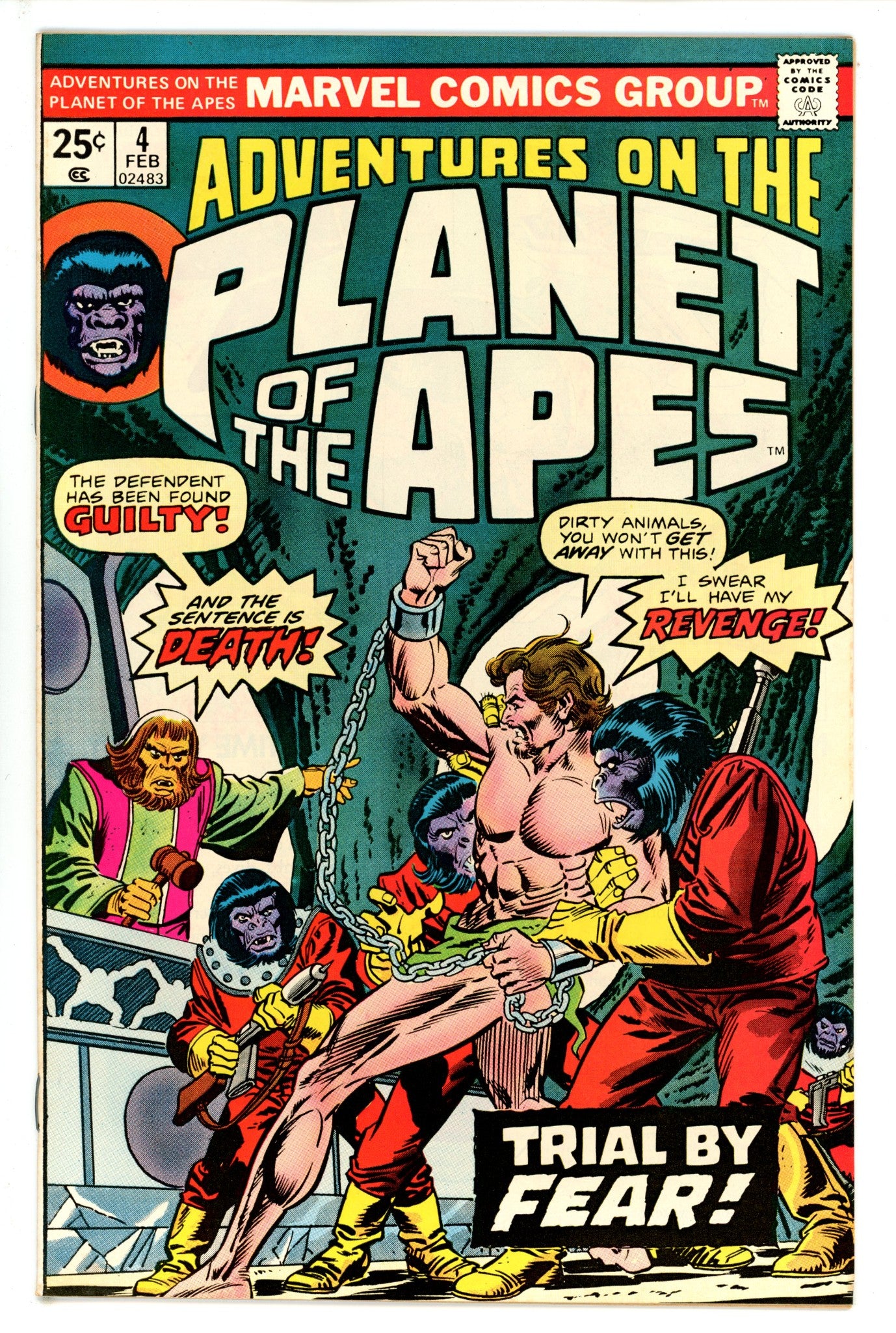 Adventures on the Planet of the Apes 4 VF (1976)