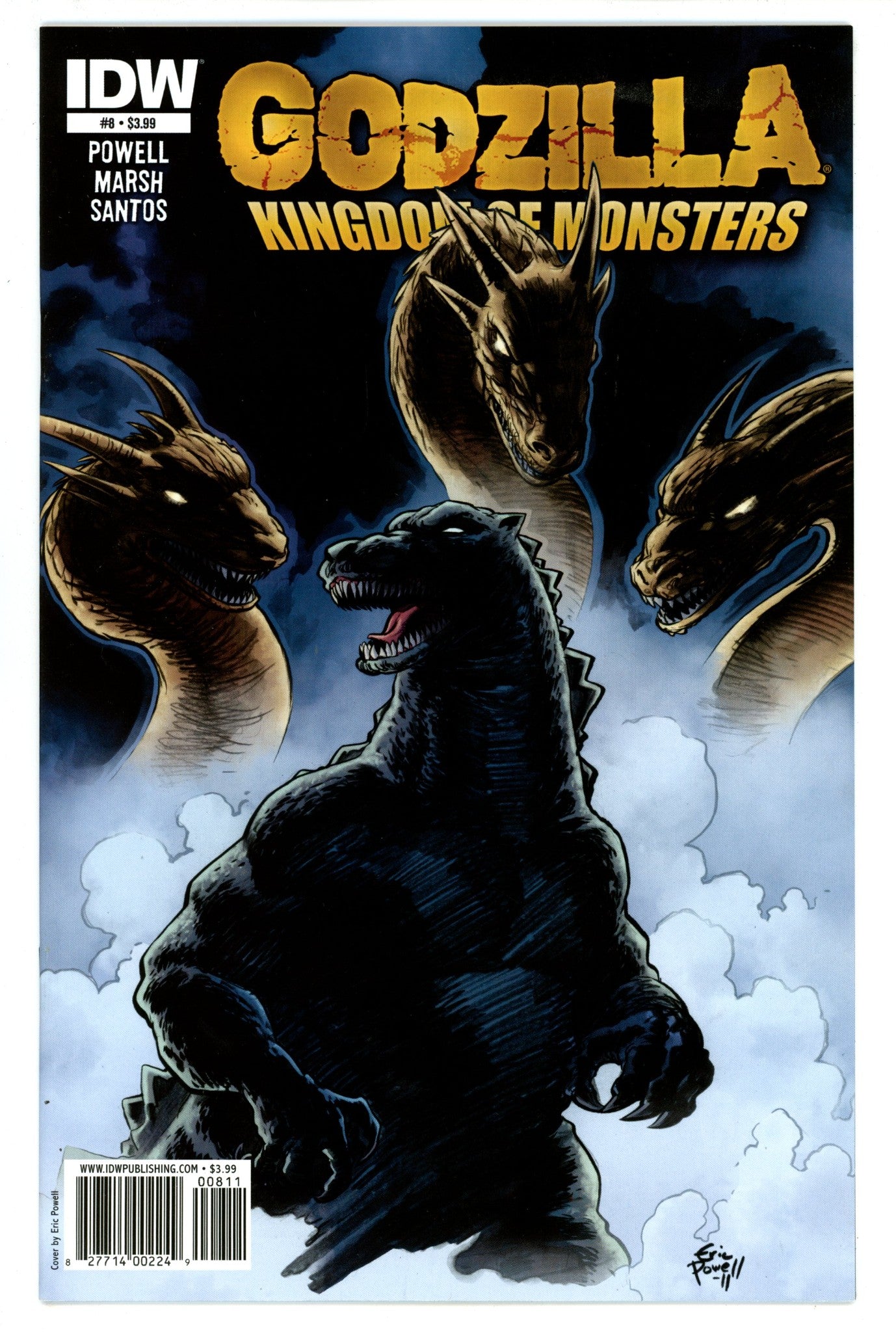 Godzilla: Kingdom of Monsters 8 VF/NM (9.0) (2011) 