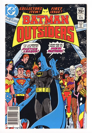 Batman and the Outsiders Vol 1 1 FN+ (6.5) (1983) Canadian Price Variant 