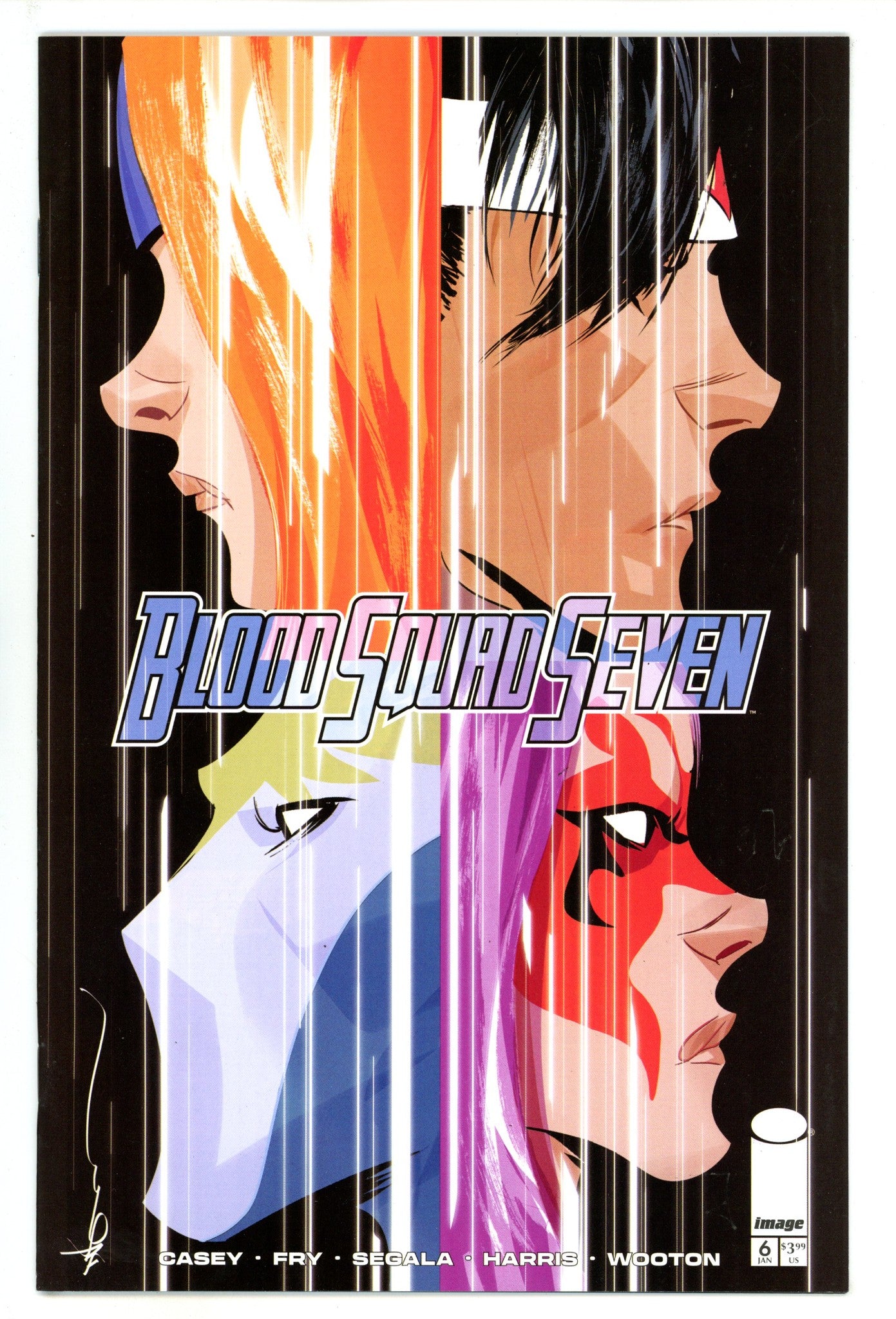 Blood Squad Seven 6 NM- (9.2) (2025) Nguyen Incentive Variant 