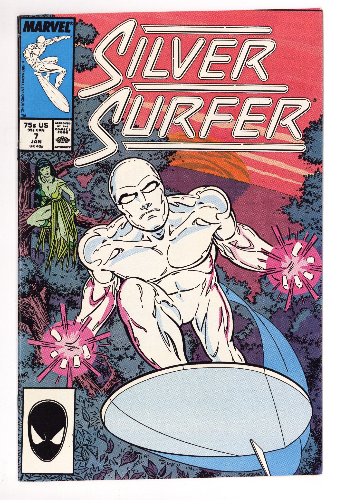 Silver Surfer Vol 3 7 Mid Grade (1988) 