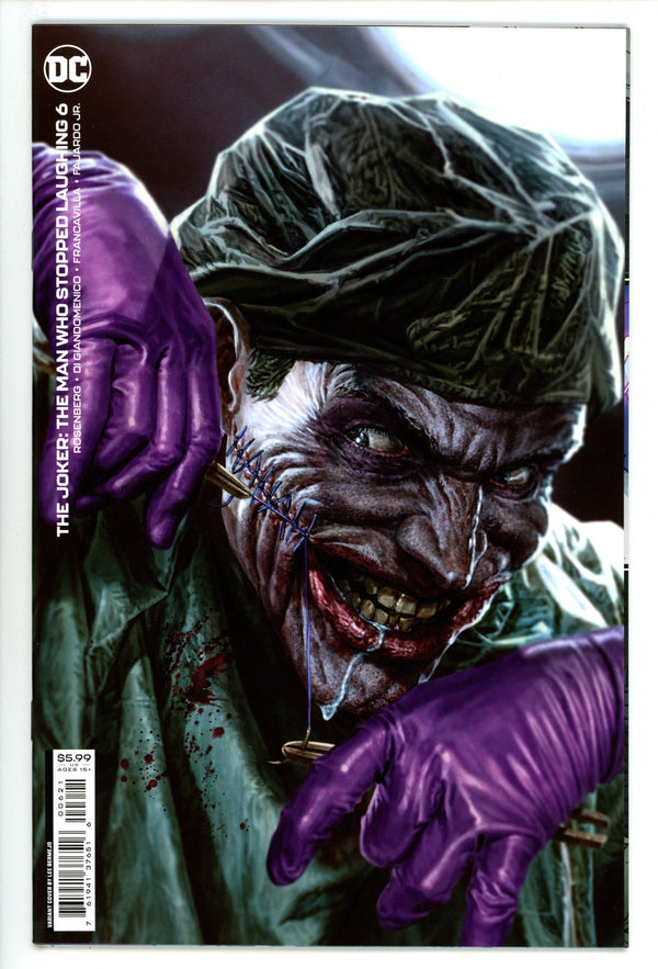 The Joker: The Man Who Stopped Laughing 6 High Grade (2023) Bermejo Variant
