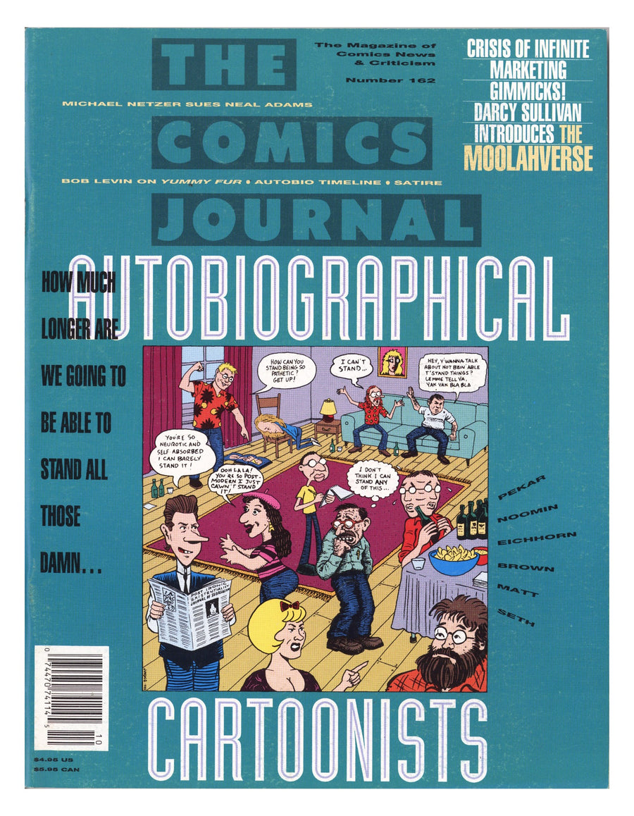 The Comics Journal 162 Mid Grade (1993) 
