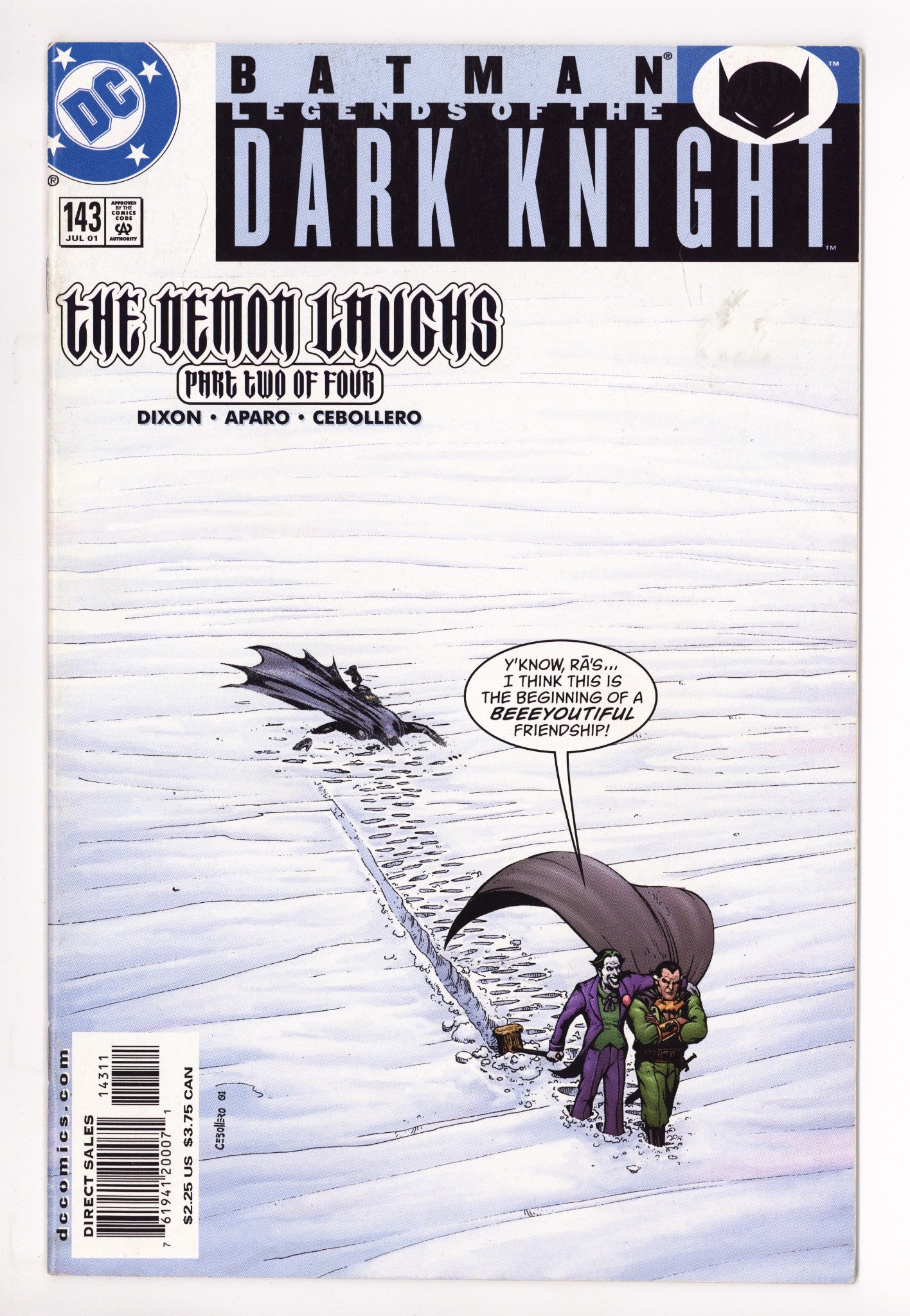 Batman: Legends of the Dark Knight 143 High Grade (2001) 