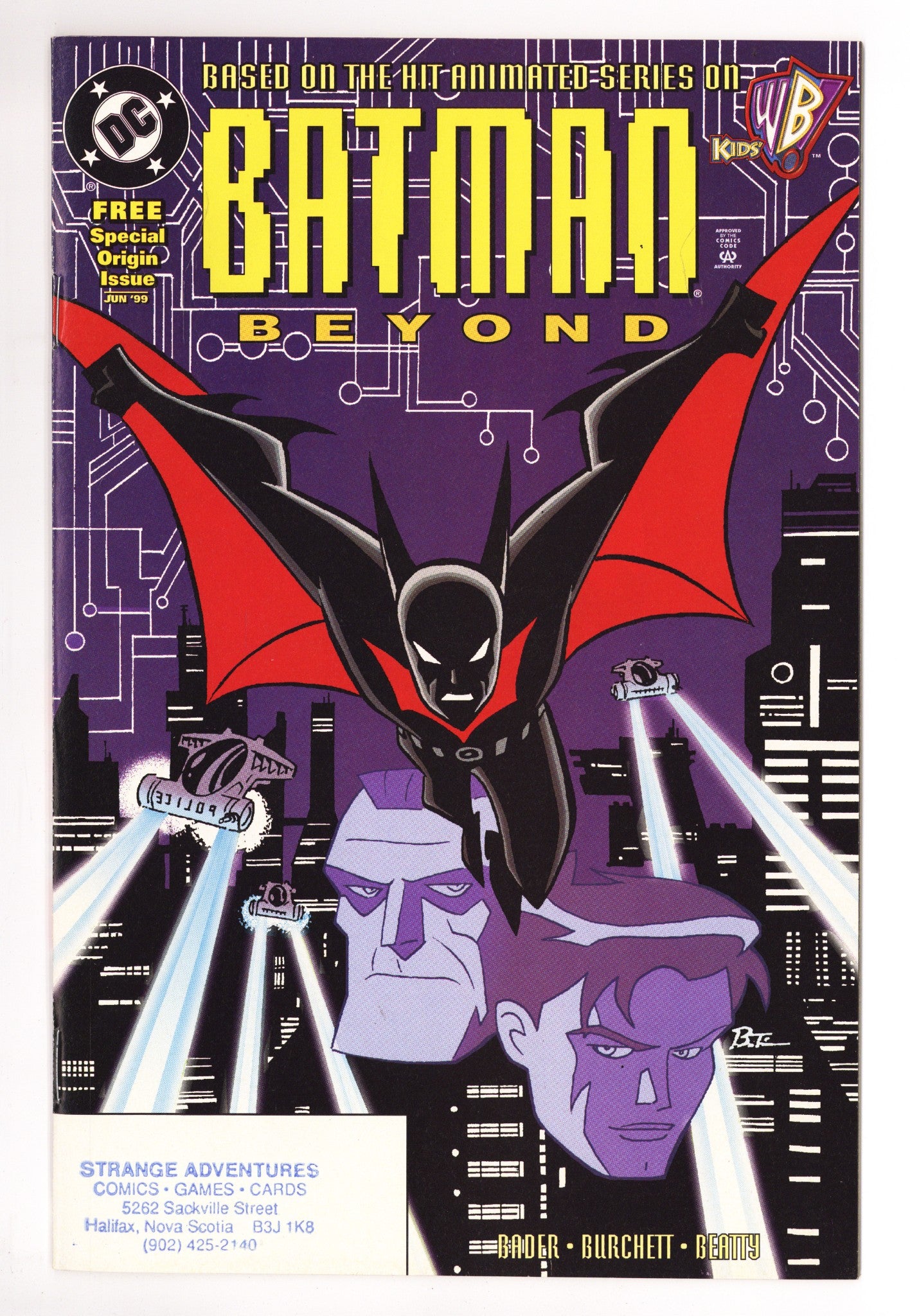 Batman Beyond Special Origin Issue [nn] VF/NM (9.0) Apparent, Stamped (1999) 