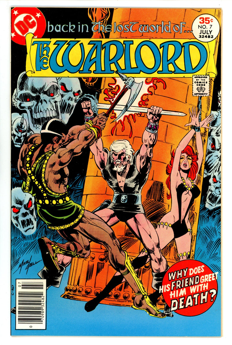 Warlord Vol 1 7  NM- (9.2)  (1977)   