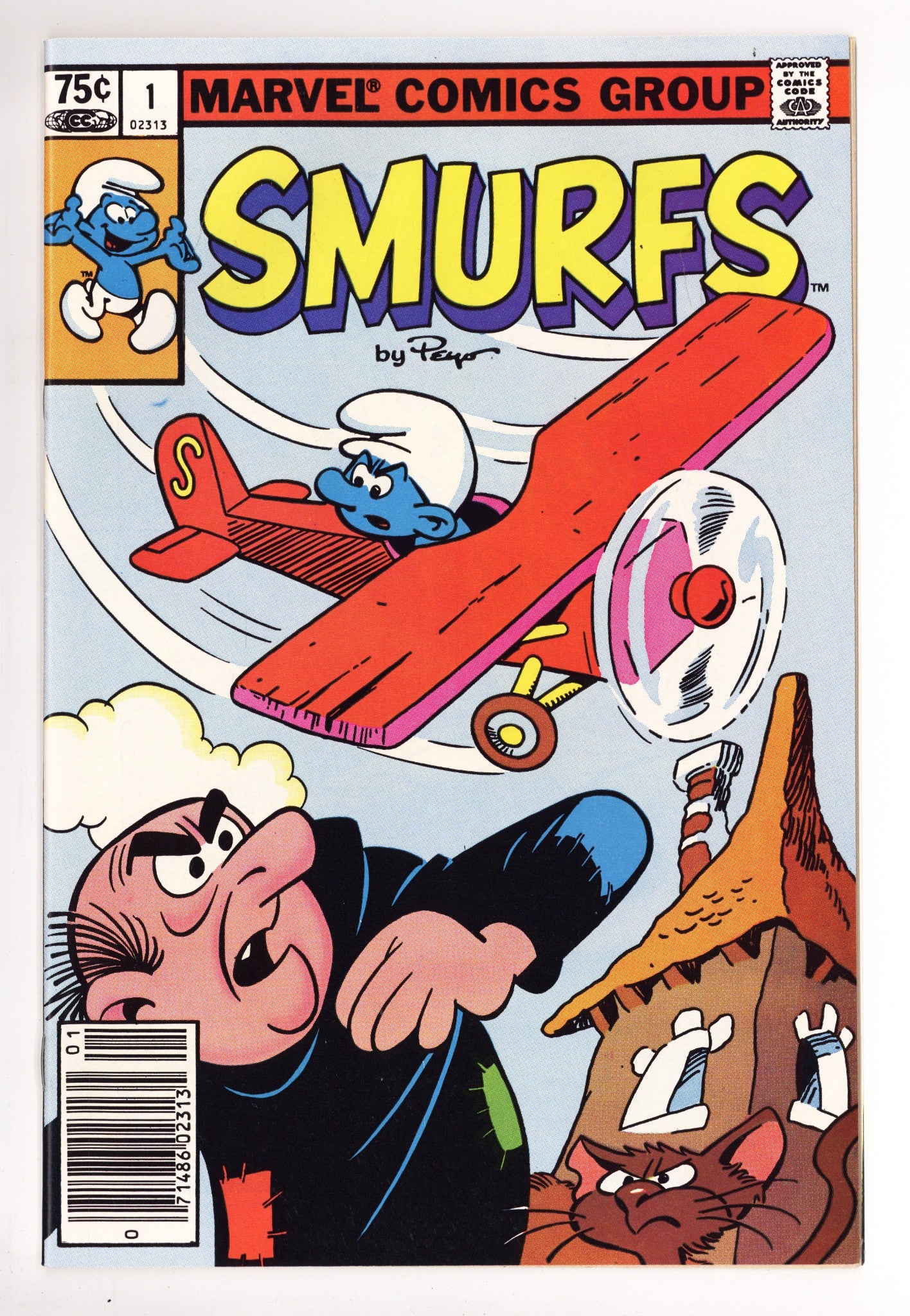 Smurfs 1 VF/NM (9.0) (1982) Canadian Price Variant 