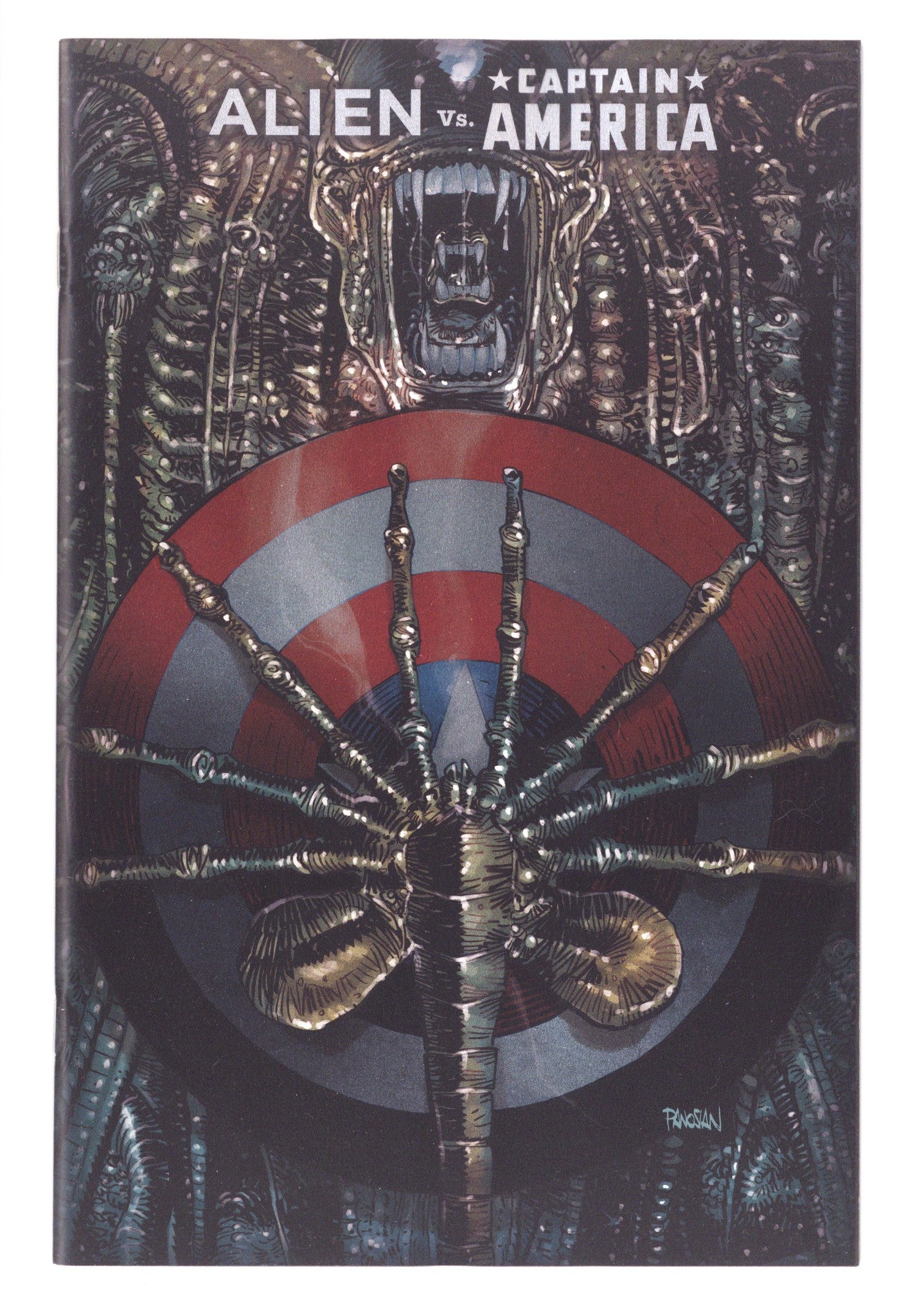 Alien Vs. Captain America 1 Panosian Foil Variant (2025)