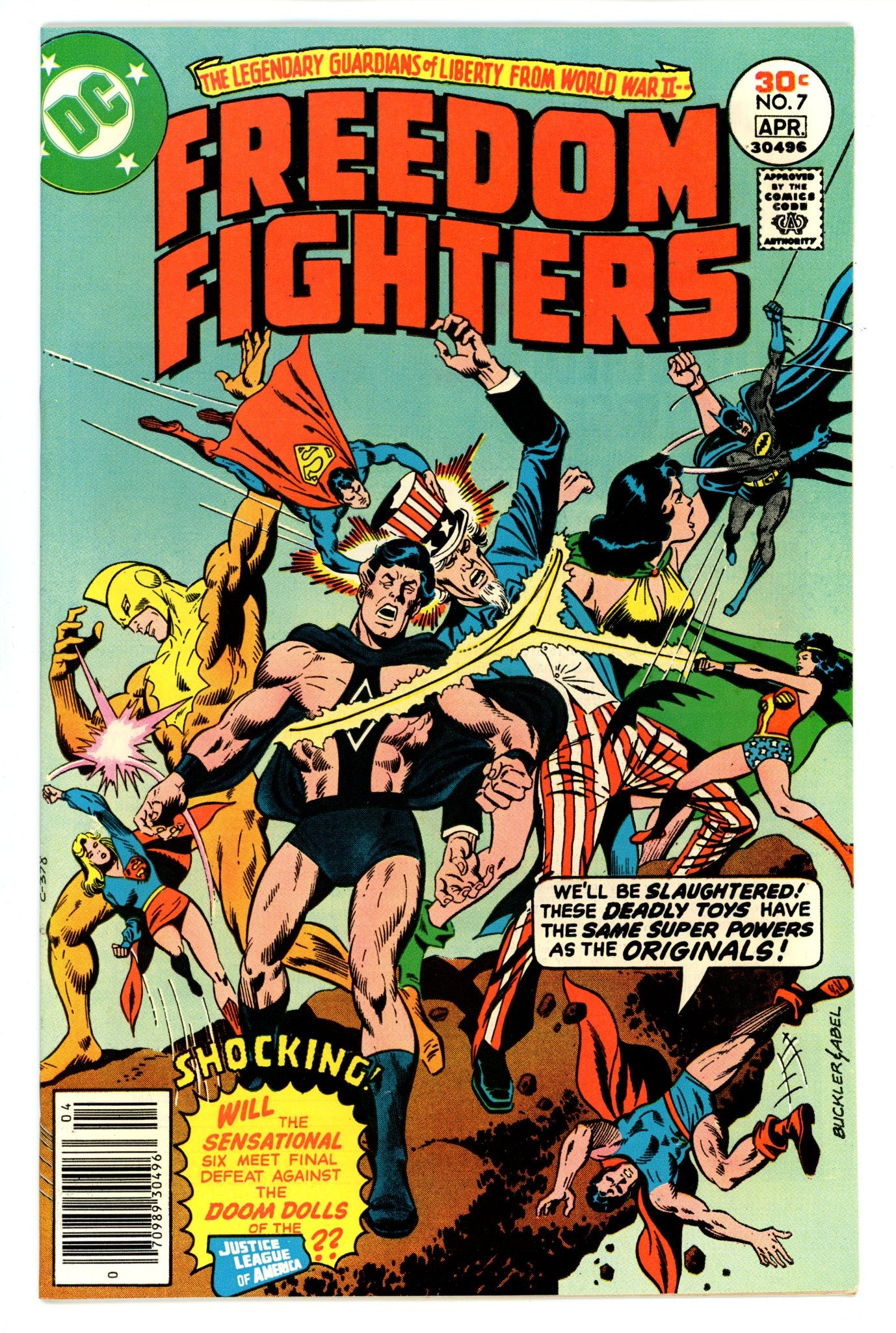 Freedom Fighters Vol 1 7 NM (9.4) (1977) 