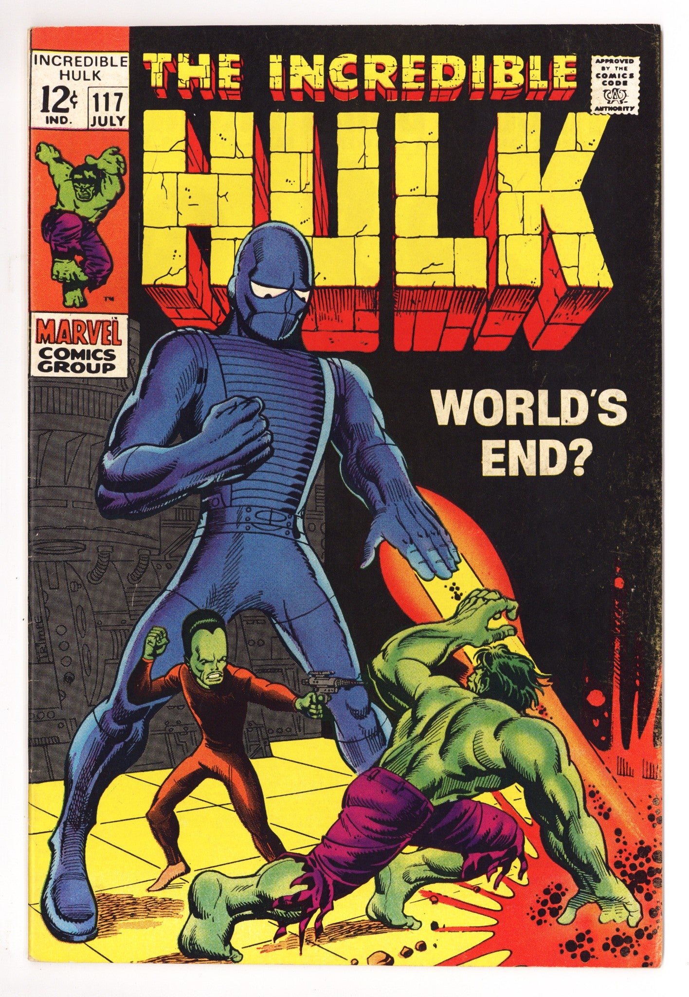 The Incredible Hulk Vol 1 117 FN+ (6.5) (1969) 